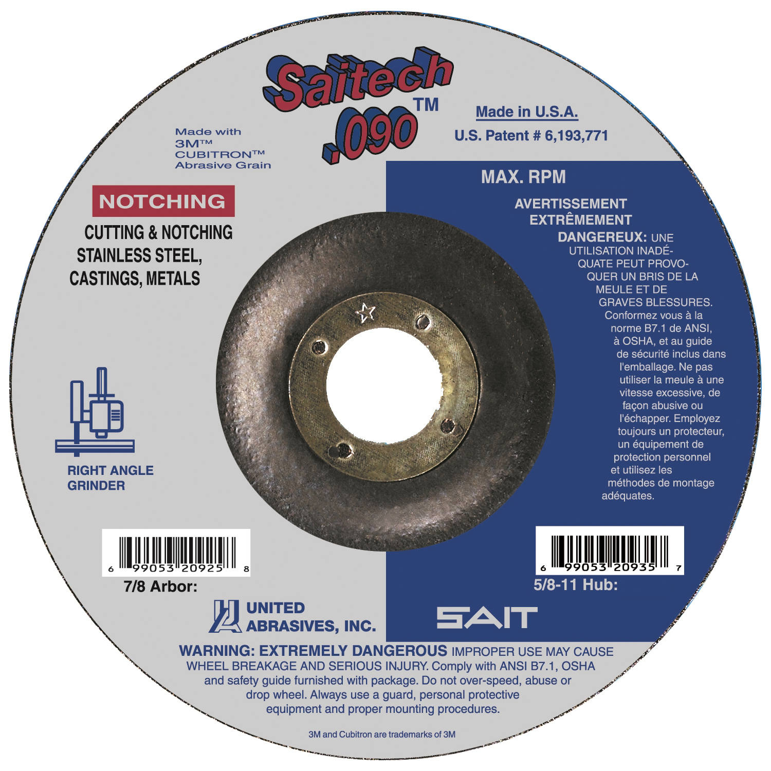 DT 4-1/2 X .090 X 7/8 SAITECH