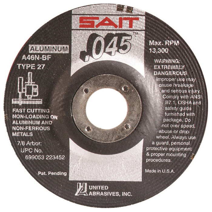 DT 4-1/2 X .045 X 7/8 A46N
