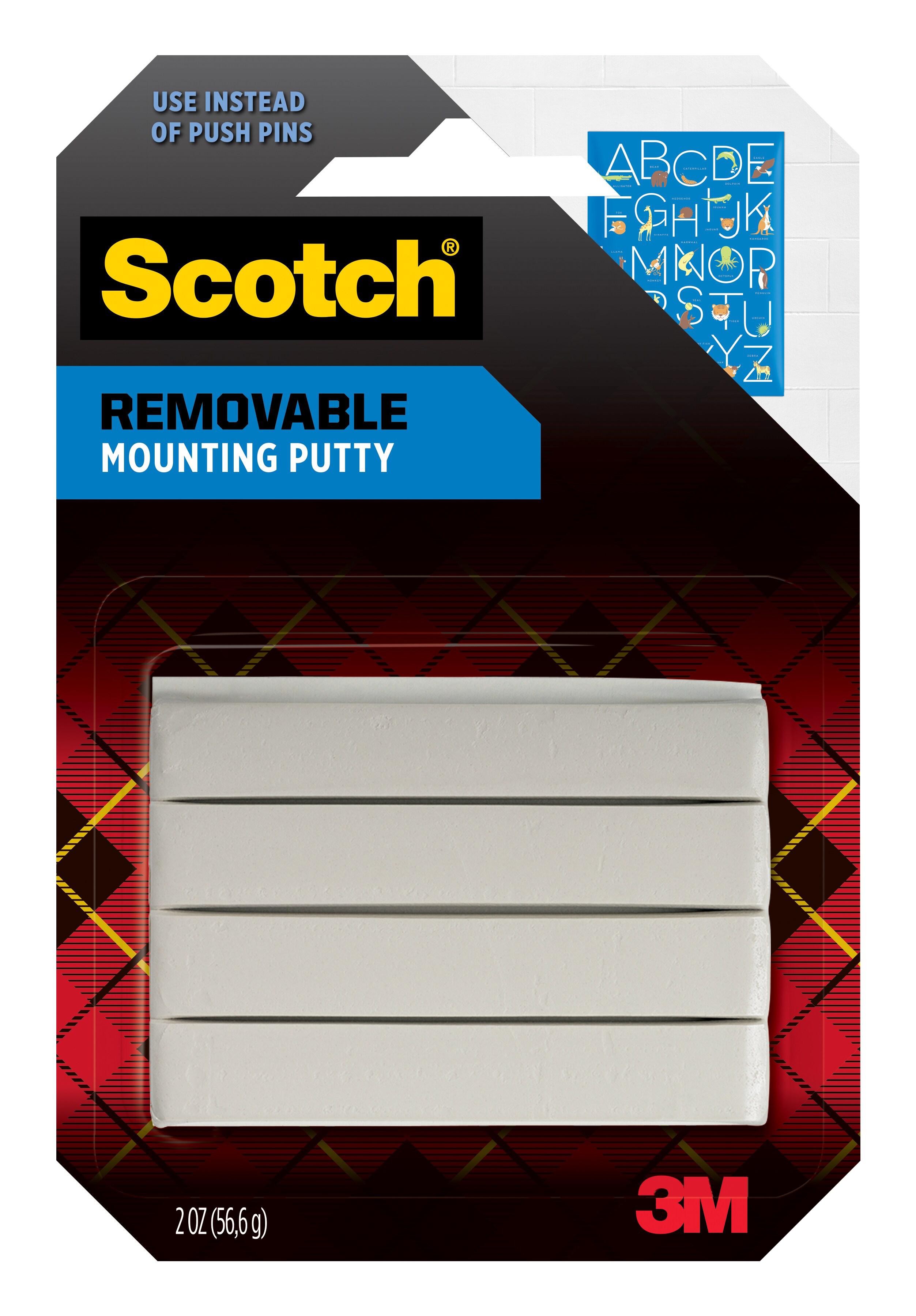 3M 2OZ WHT 860S REMOVABLE MOUNTING PUTTY