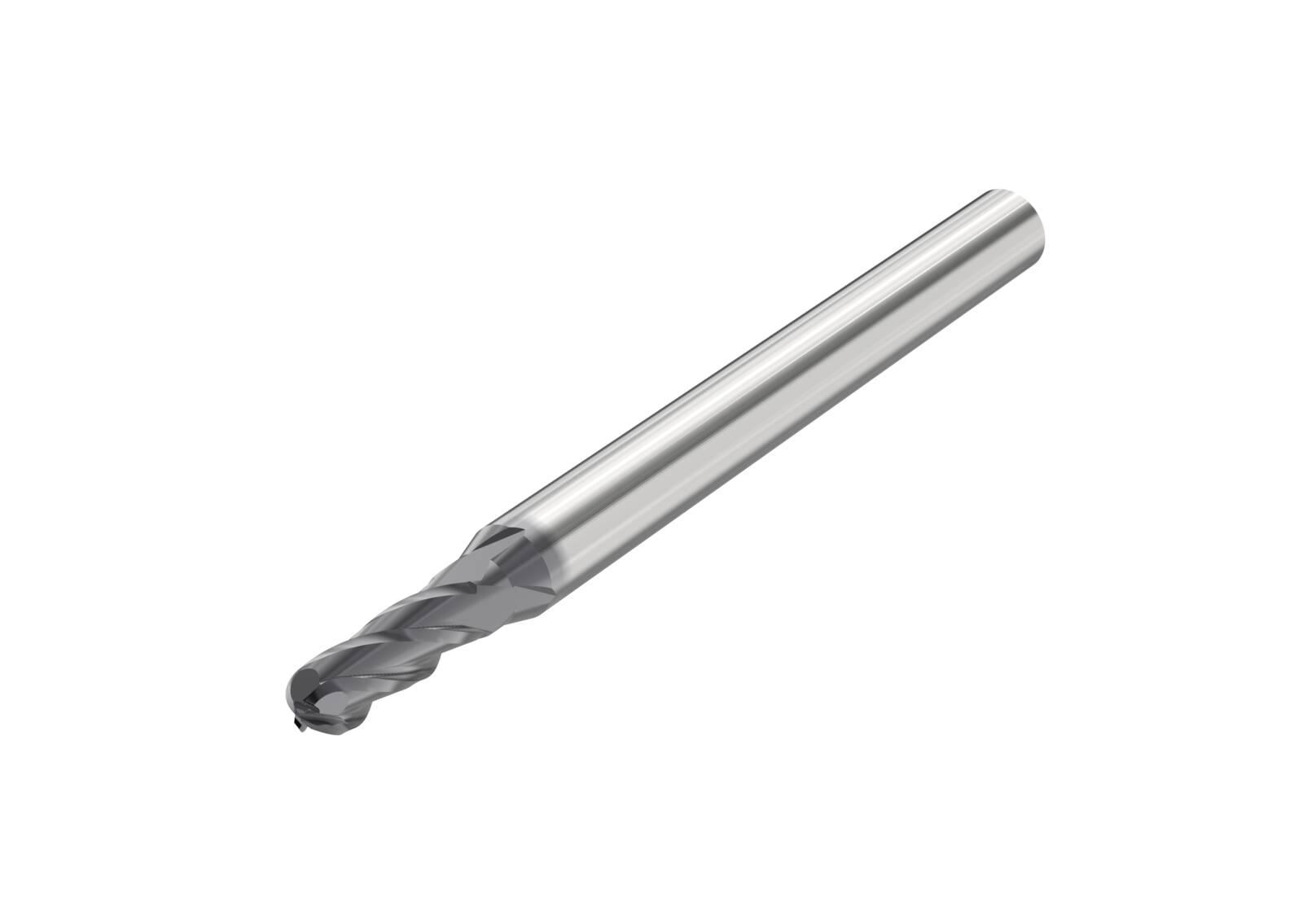 1/32x1/8x5/64x1-1/2 CARB BALL END MILL