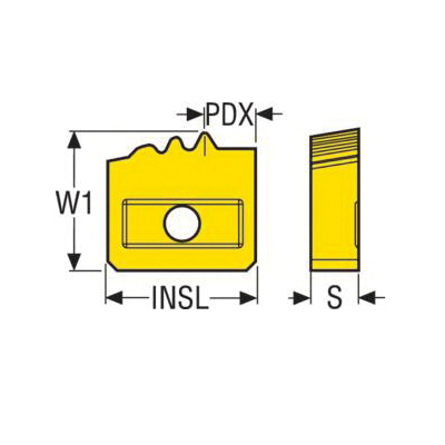API BUTT 5TPI 1/16 EXT CP250T INSERT