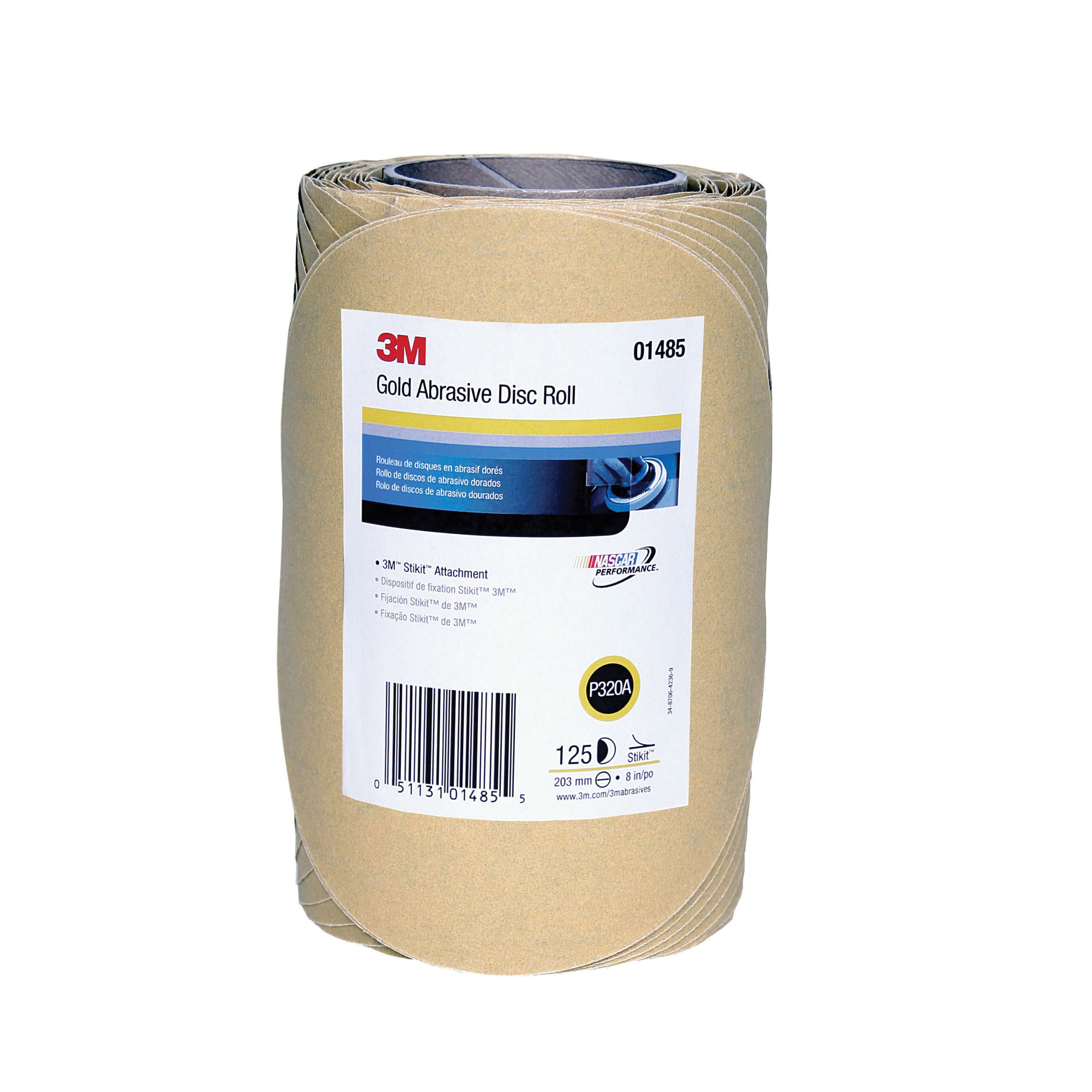 3M 8xNH P320A 216U STIKIT GOLD DISC ROLL