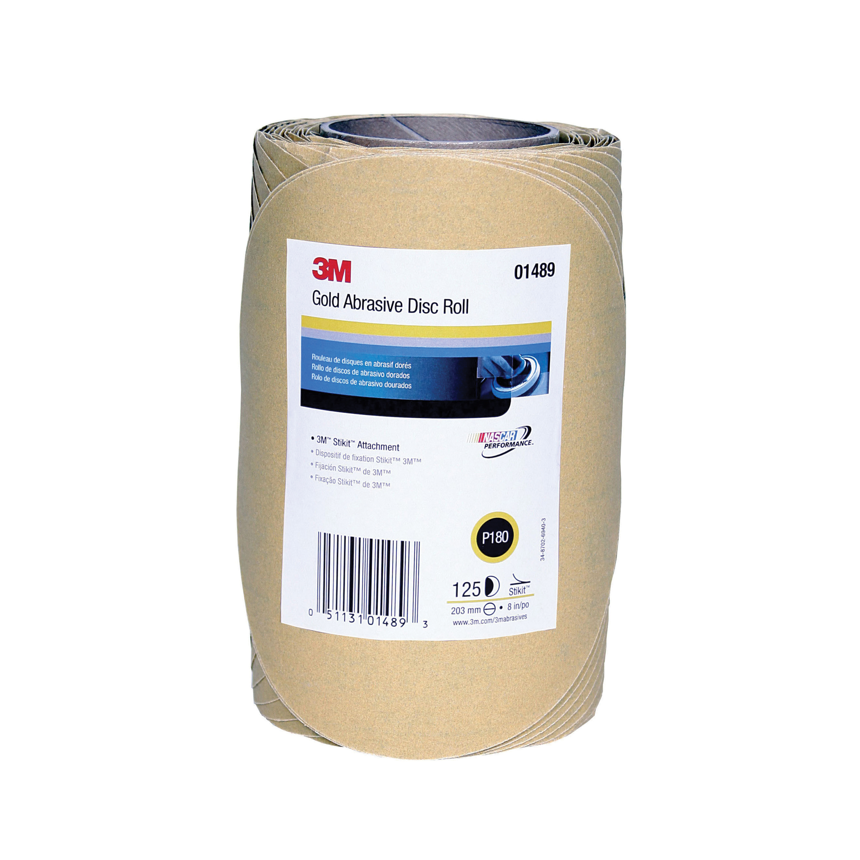 3M 8xNH P180 216U STIKIT GOLD DISC ROLL