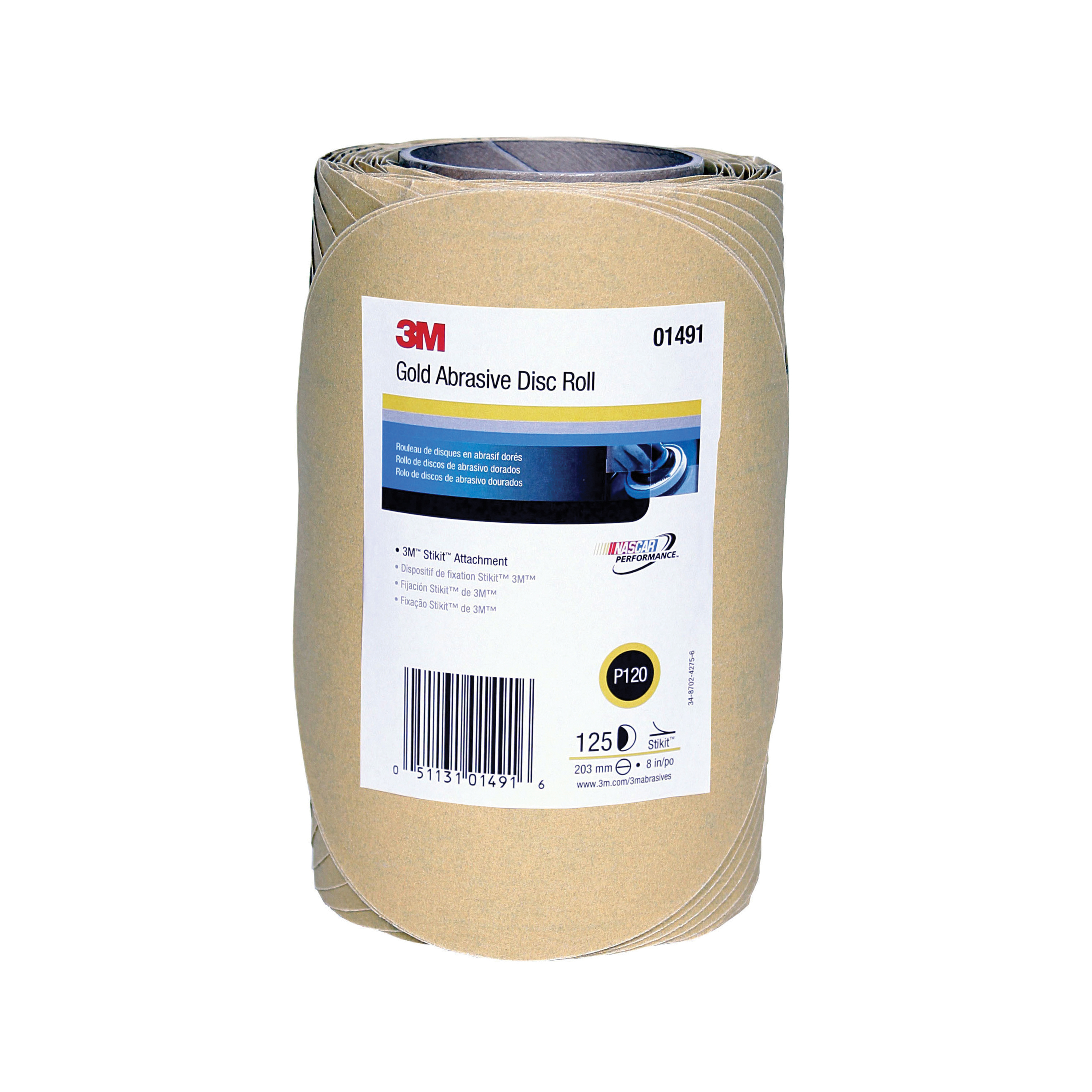 3M 8xNH P120 216U STIKIT GOLD DISC ROLL