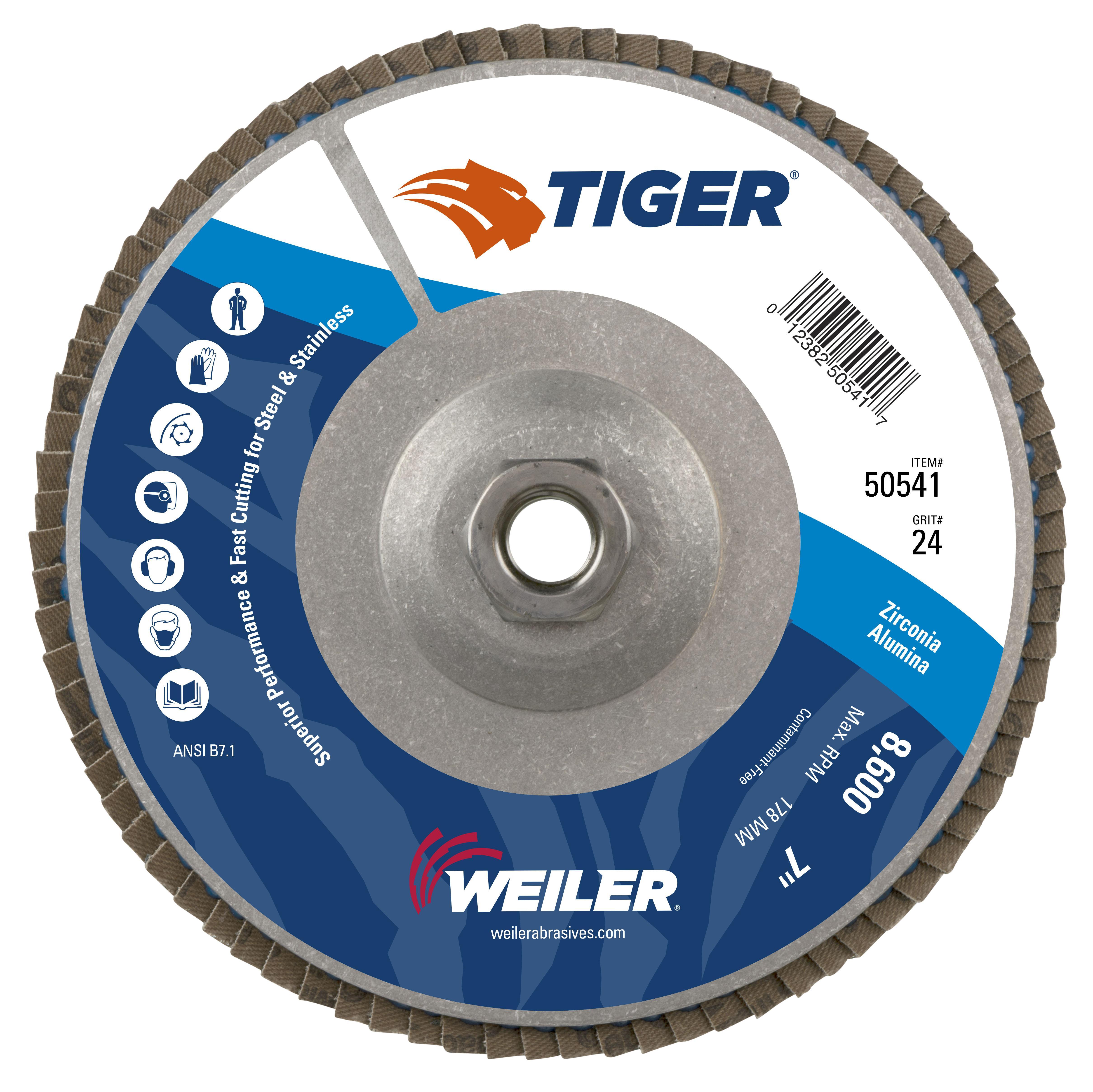 7IN TIGER ALUM 24Z 5/8-11NUT