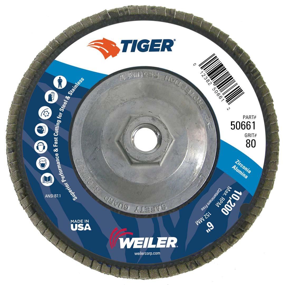 6IN TIGER PHEN 80Z 5/8-11NUT