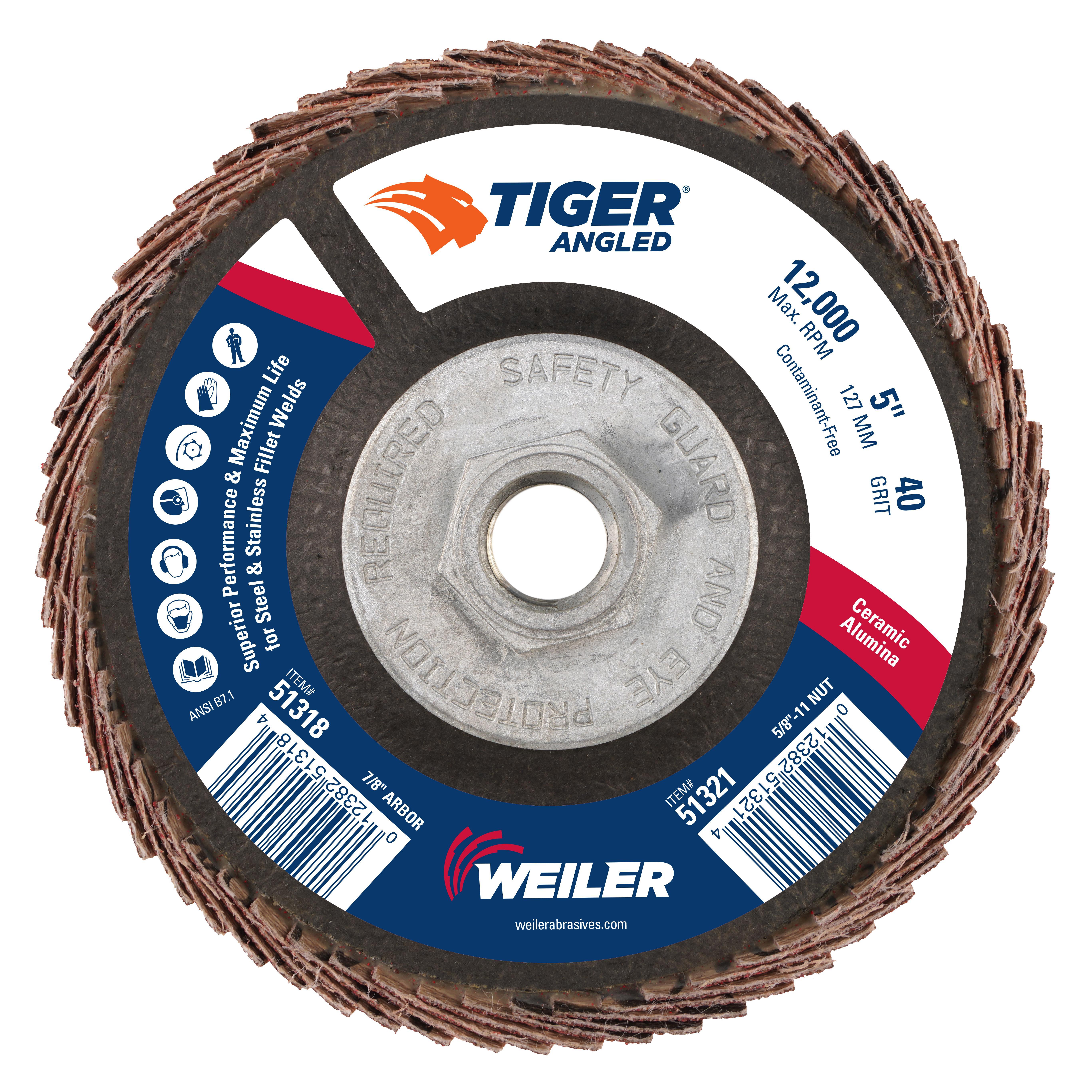 5IN TIGER ANGLED CERAMIC 40C 5/8-11 NUT