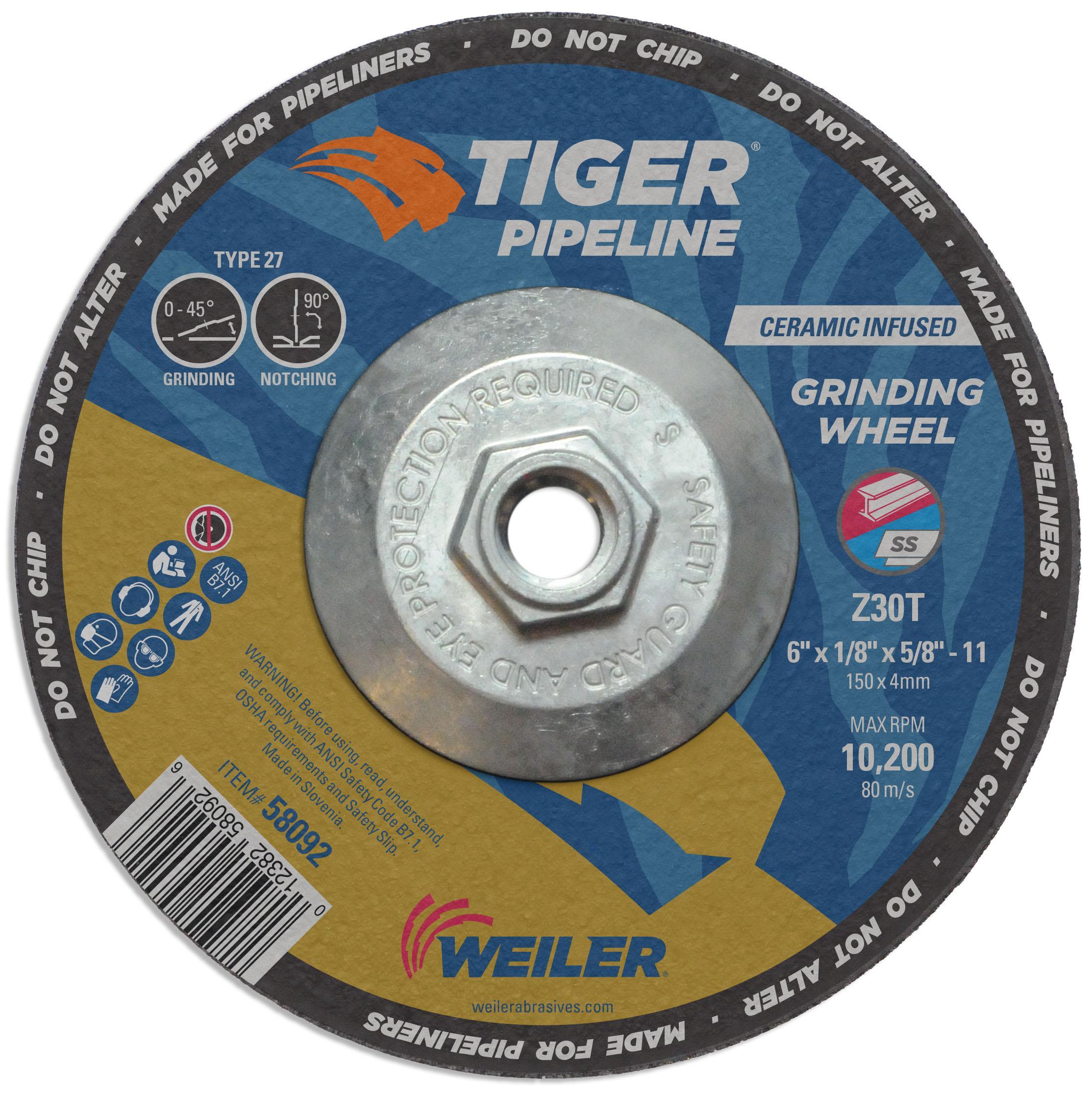 6x1/8 TIGER PIPELINE Z30T TYPE 27 WHEEL