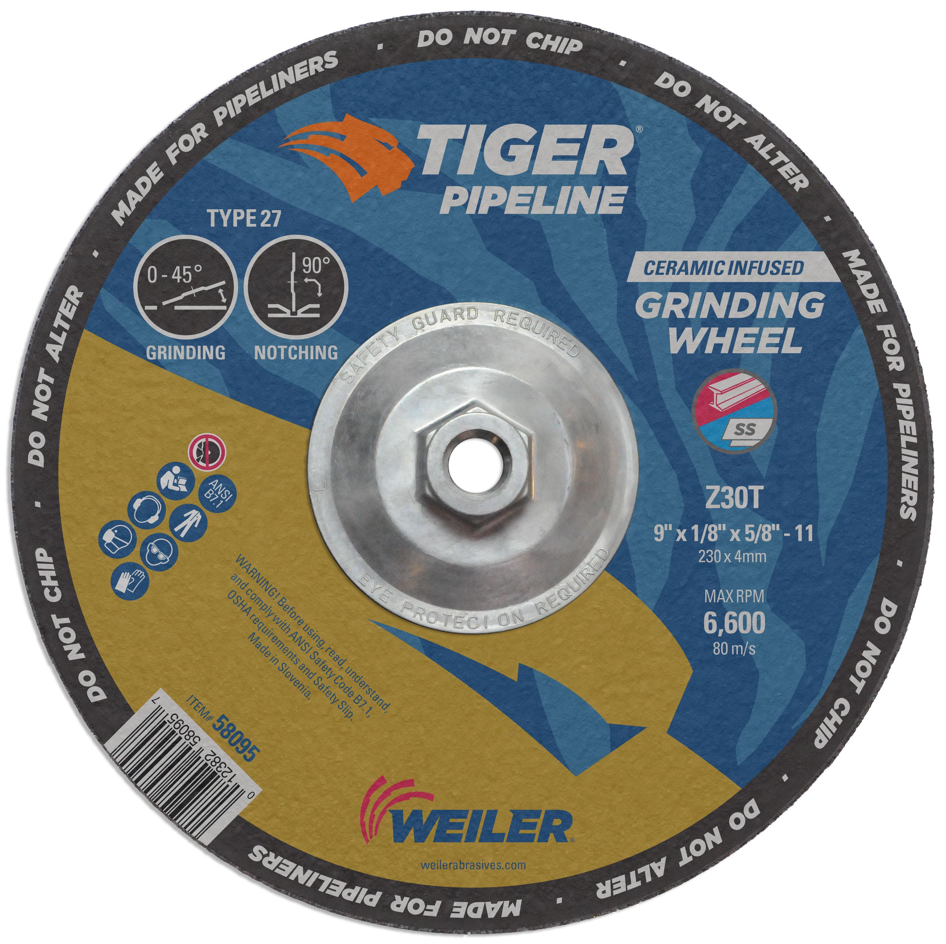 9INX1/8 TIGER PIPELINE Z30T 5/8-11