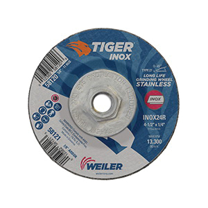 4-1/2X1/4 TGR INOX T27  INOX24R 5/8-11
