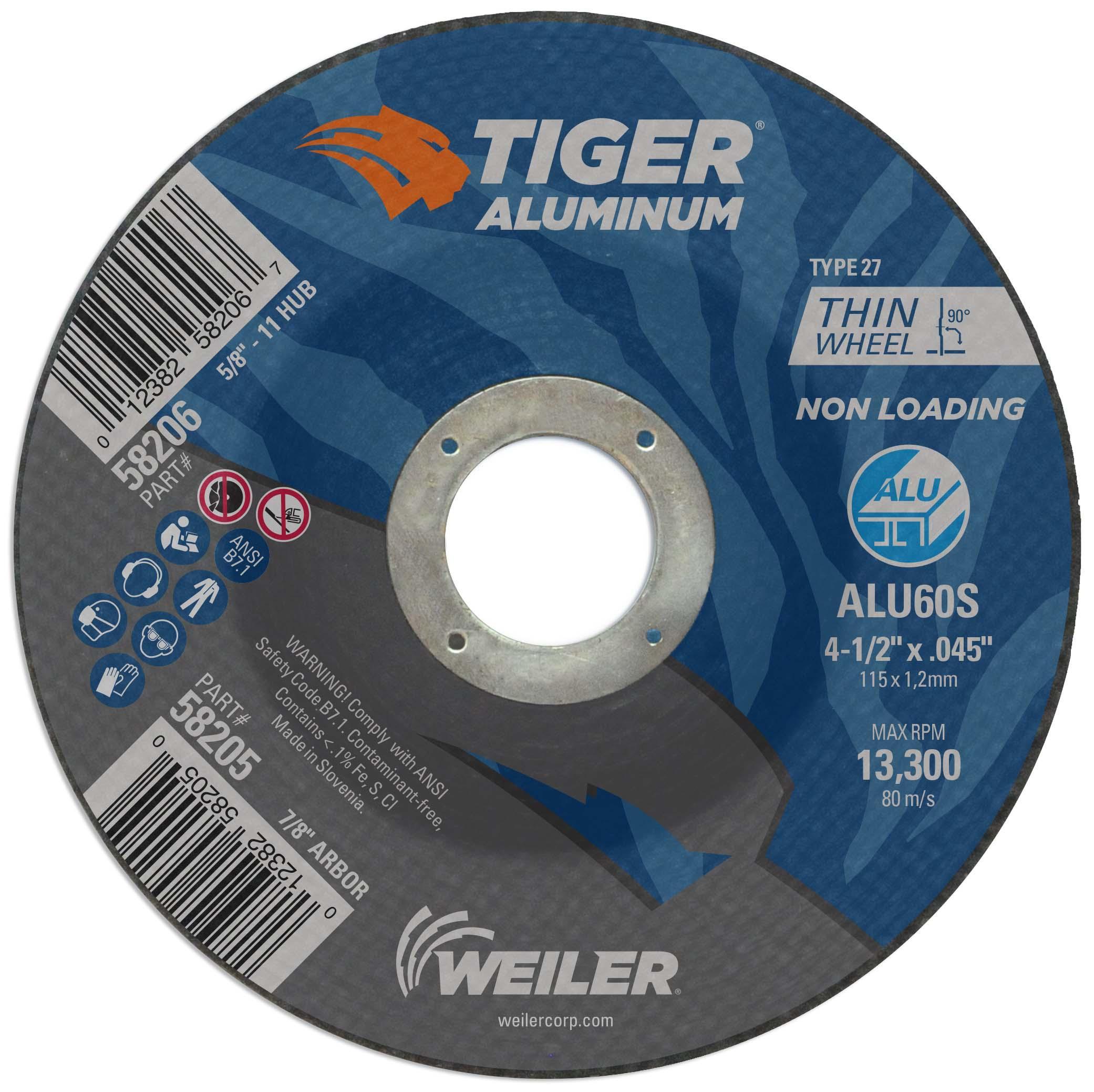 4-1/2X.045 TGR ALU T27 CUT ALU60S 7/8 AH