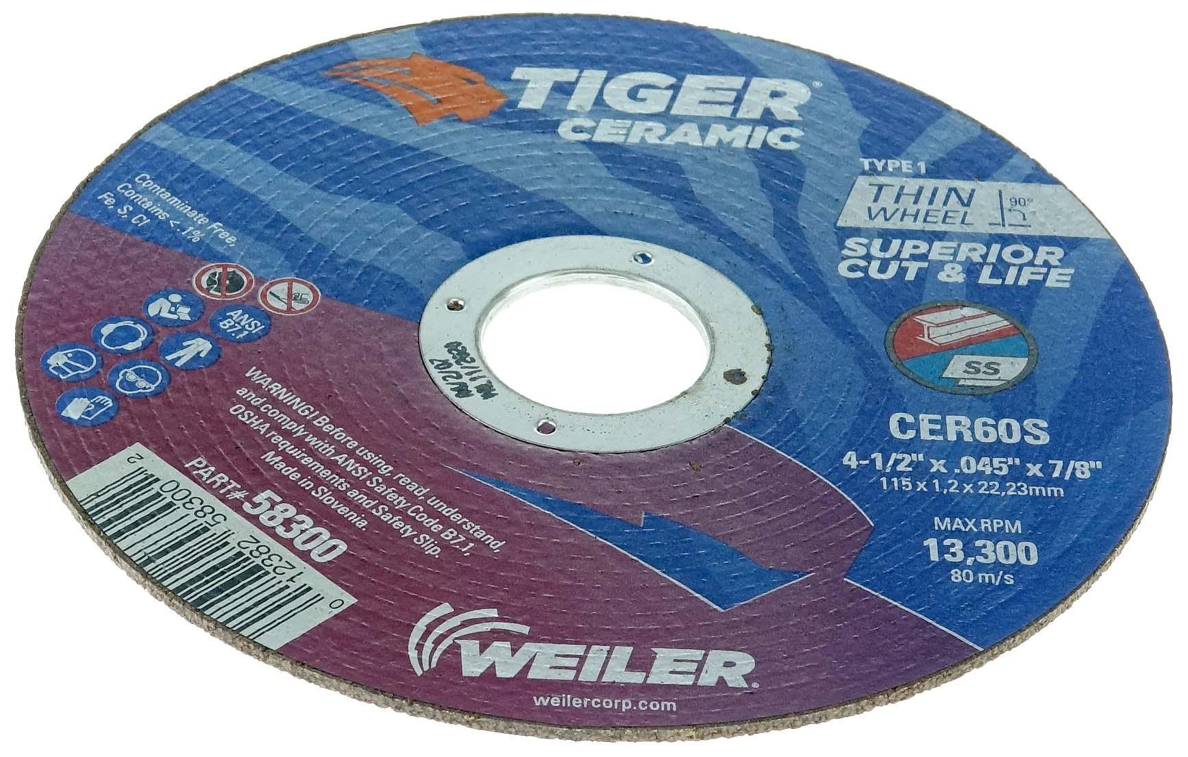 4-1/2X.045 TGR CER T1 CUT CER60S 7/8 AH