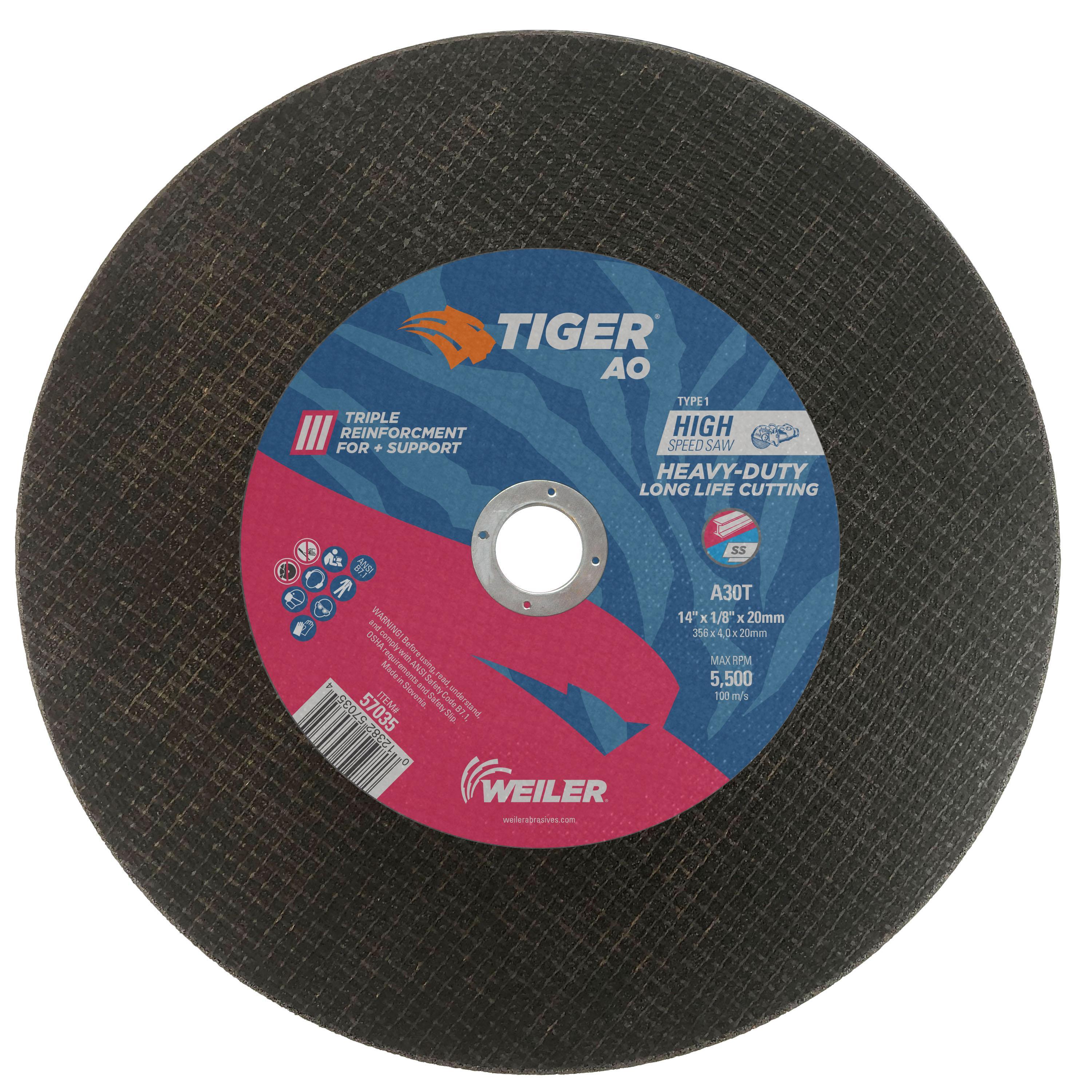 14INX1/8 TIGER AO CUT A30S 20MM AH HSS