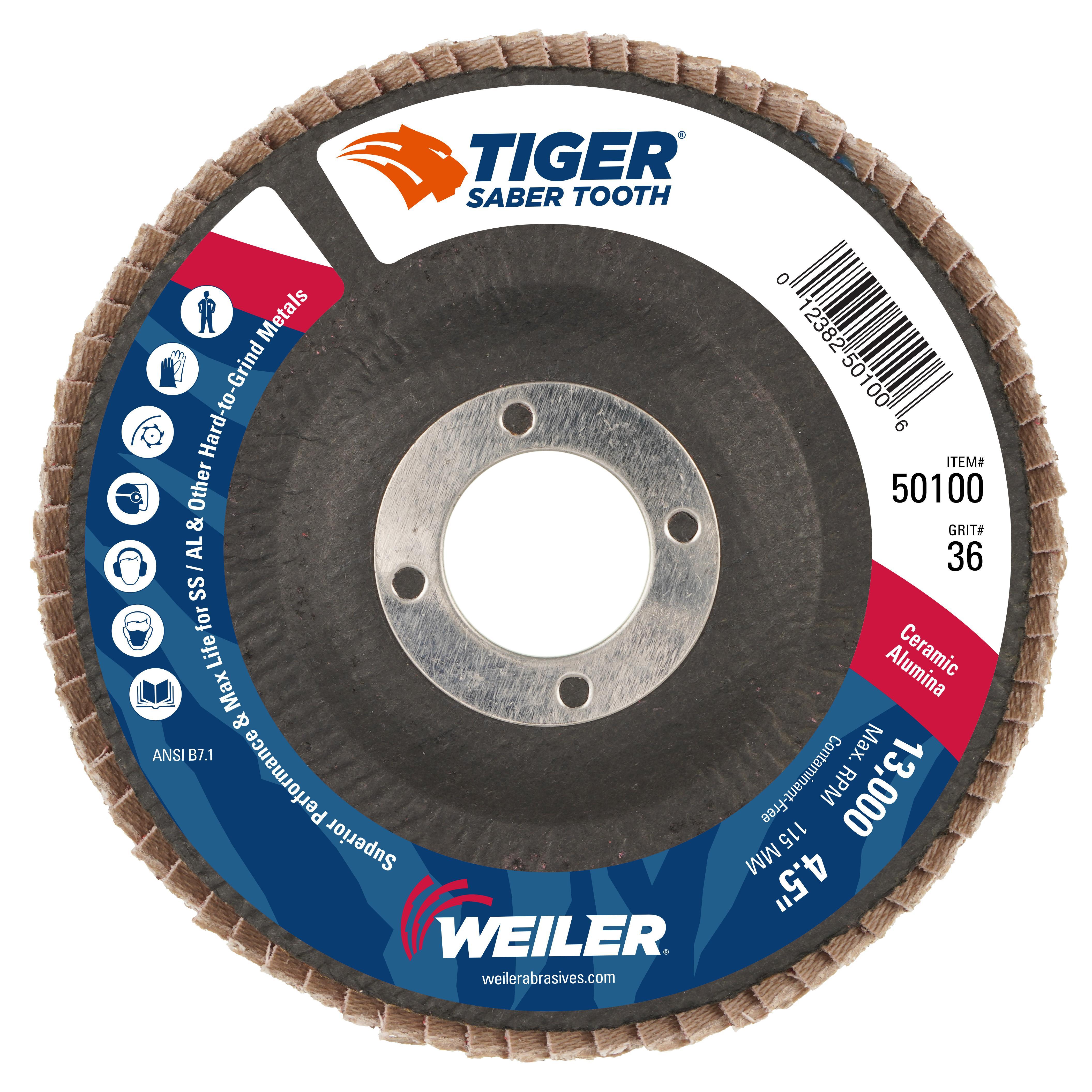 4-1/2IN CERAMICDISC 36C 7/8AH