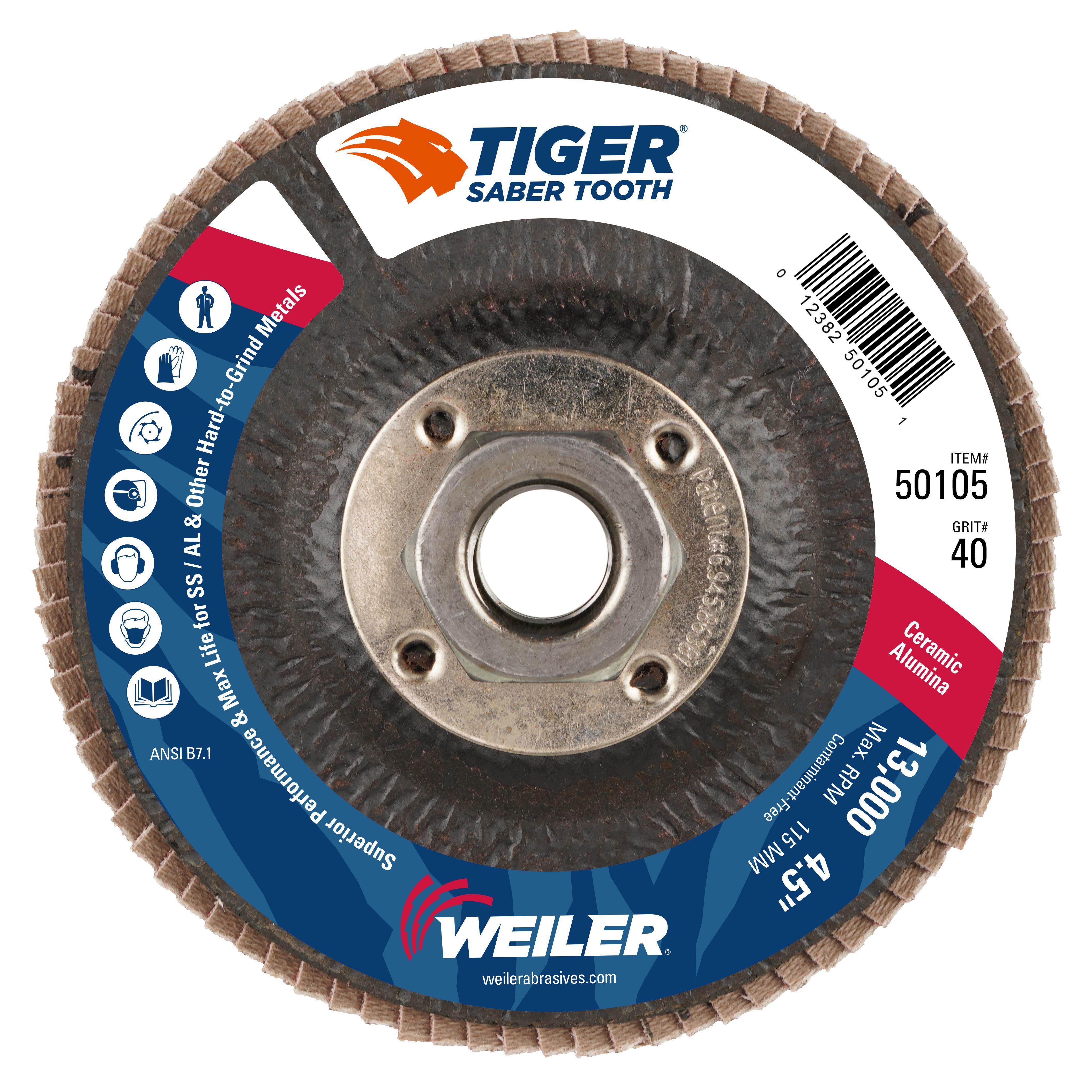 4-1/2IN CERAMICDISC 40C 5/8-11NUT