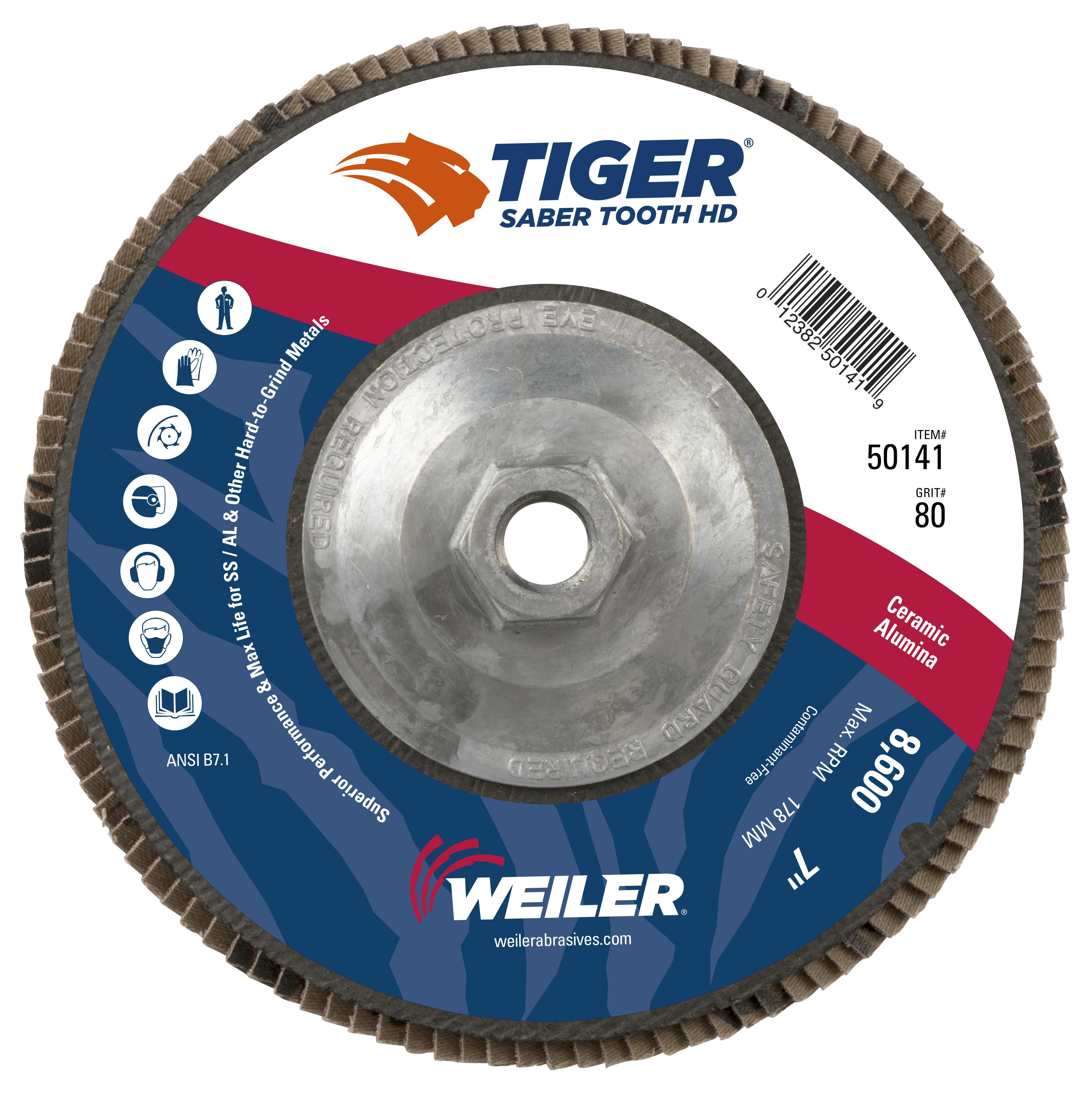 7IN CERAMIC HD 80C 5/8-11NUT