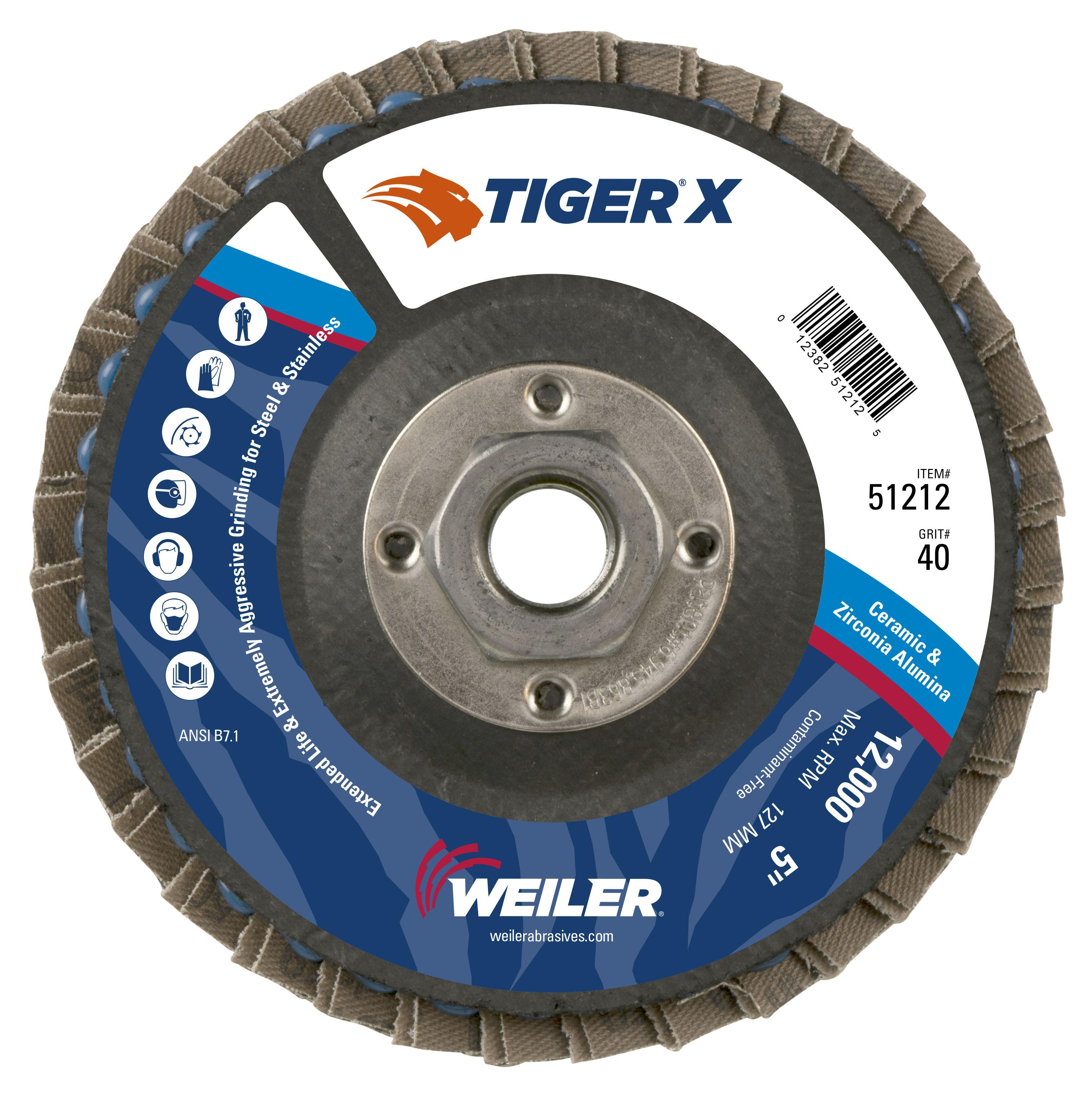 5IN TIGER X CONICAL 40Z 5/8-11 NUT