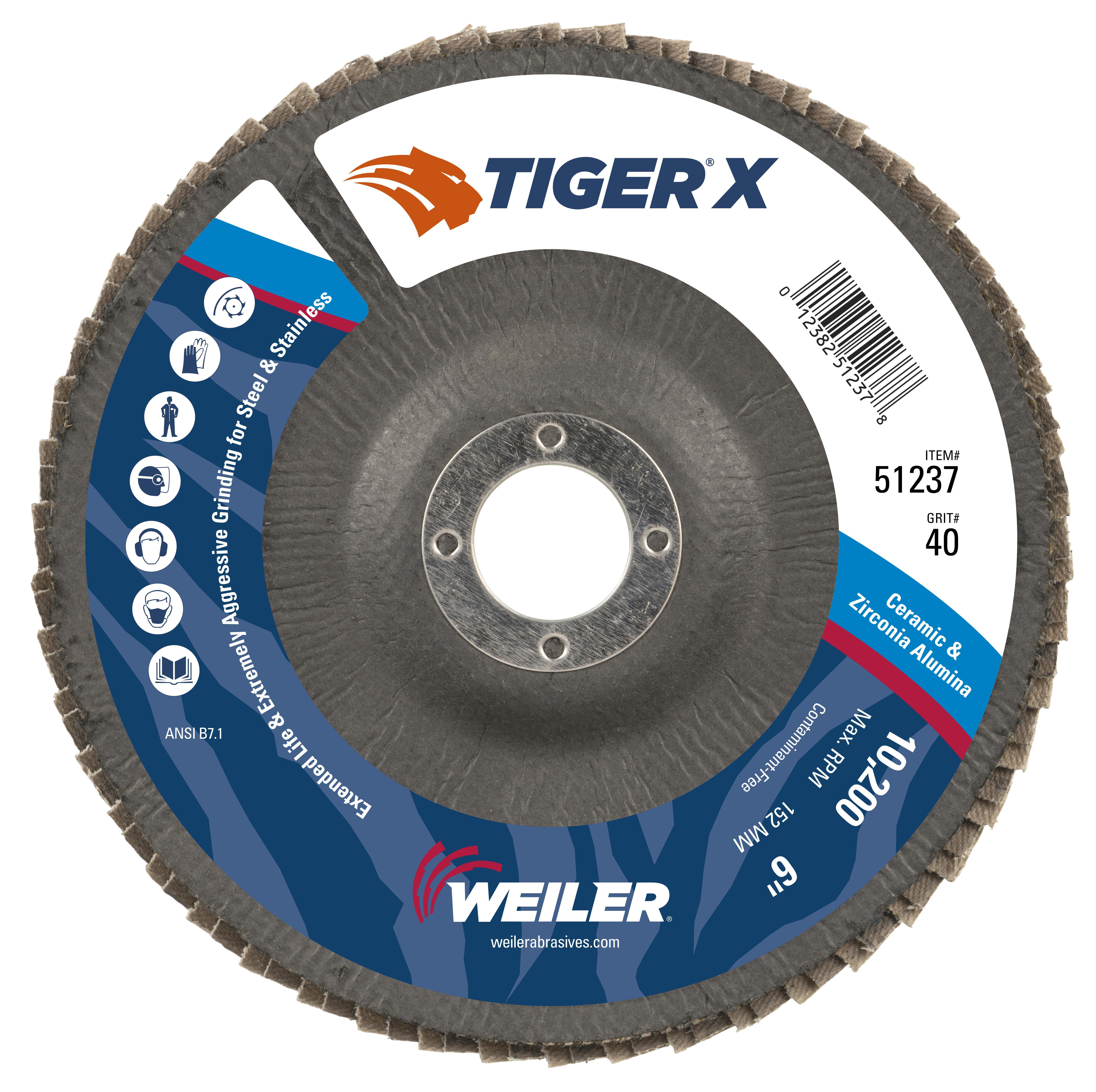 6IN TIGER X ANGLED 40Z 7/8 AH