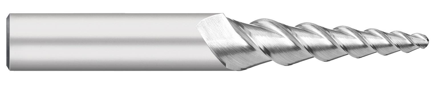 599 1/4 3FL BALL 2DEG TAPR END MILL