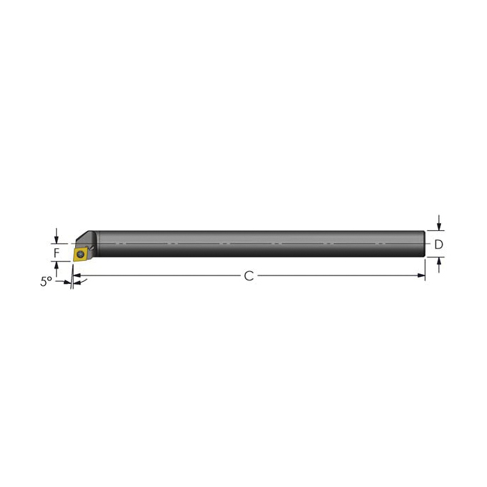 3/4x10OAL ANTI VIBE RH BORING BAR