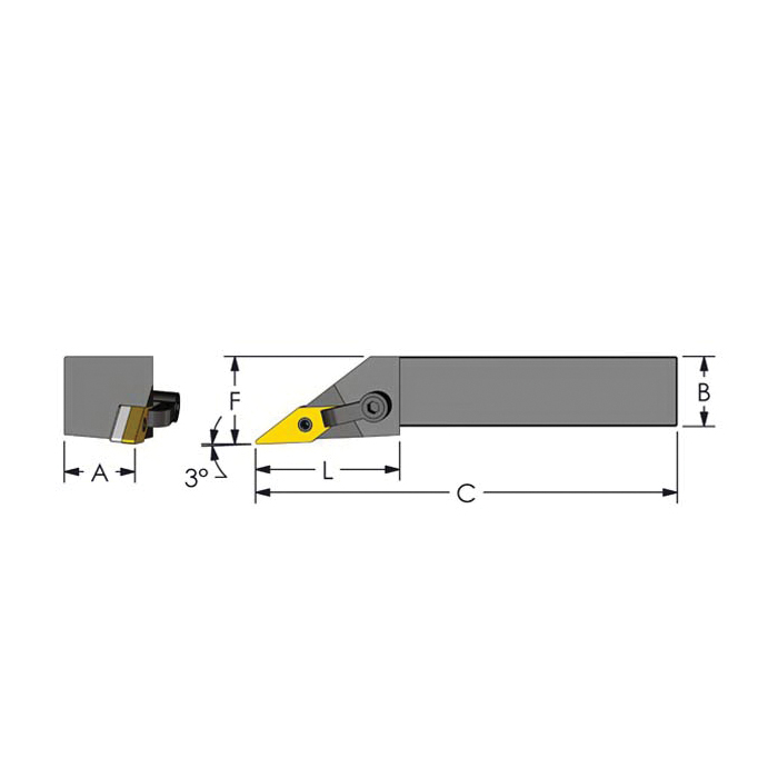 MVJNR 12-3B TURNING HOLDER