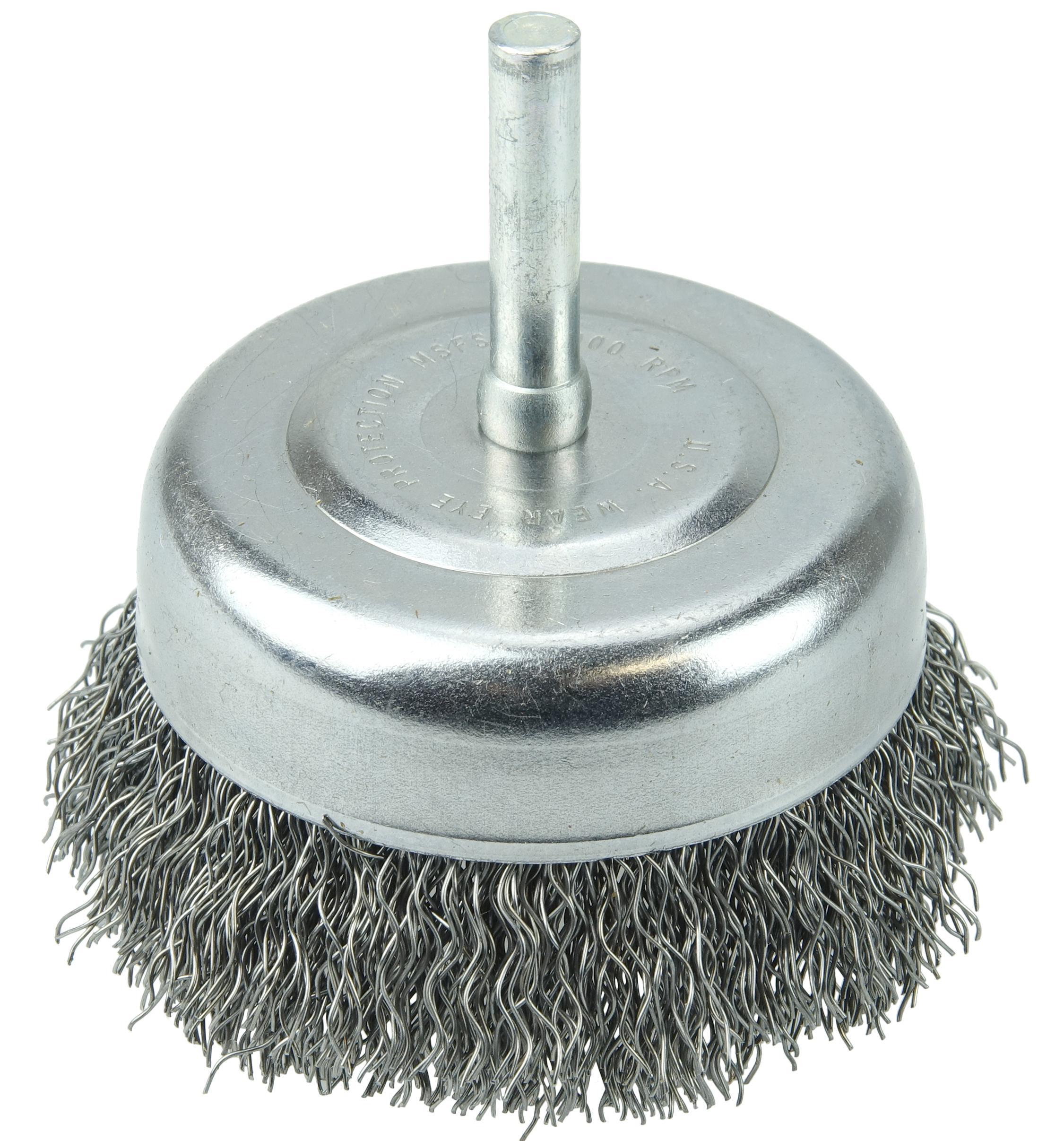3IN WOLV CRIMP CUP .014 STL 1/4 STEM