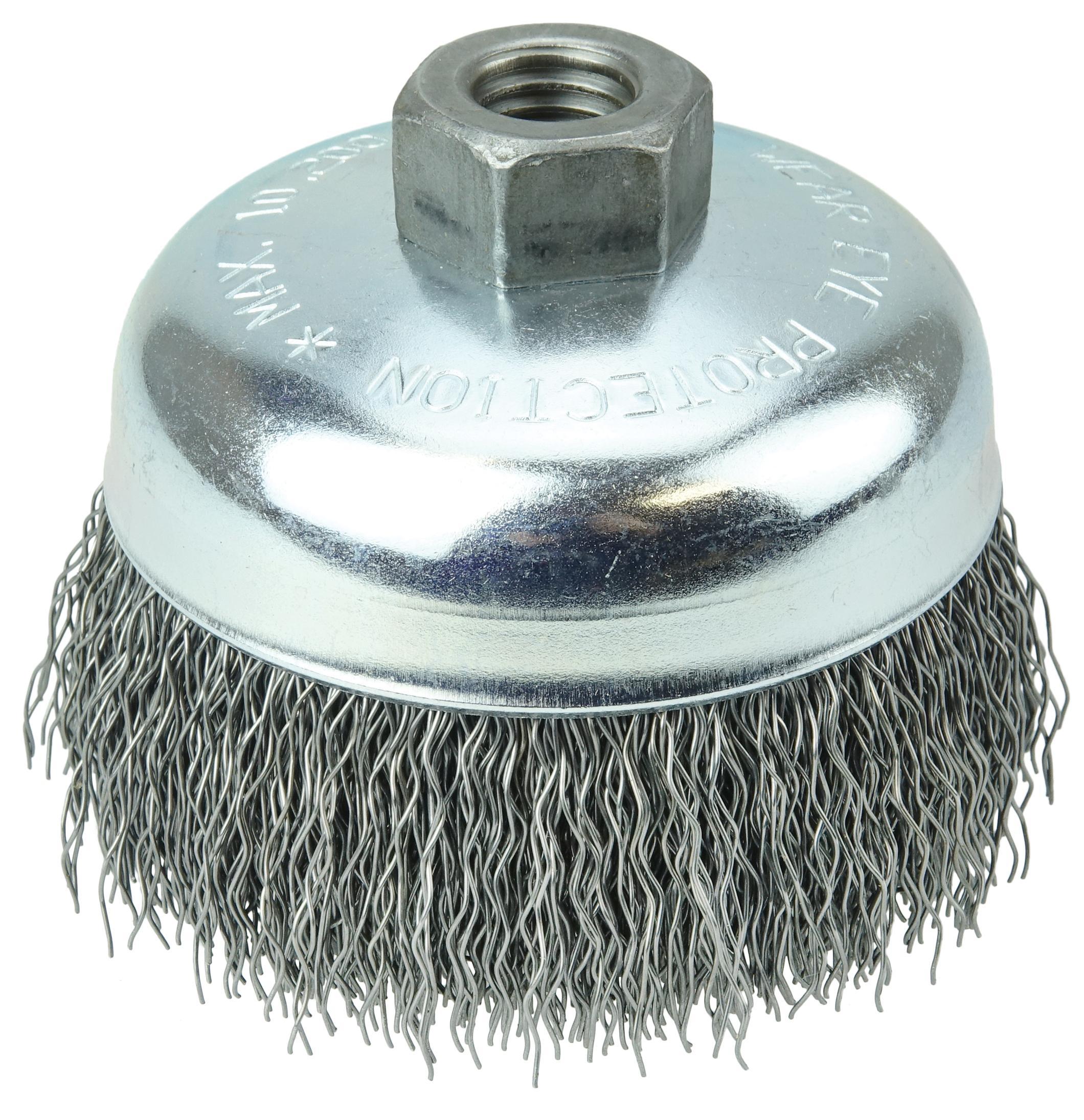 4IN WOLV CRIMP CUP .020 STL 5/8-11 NUT