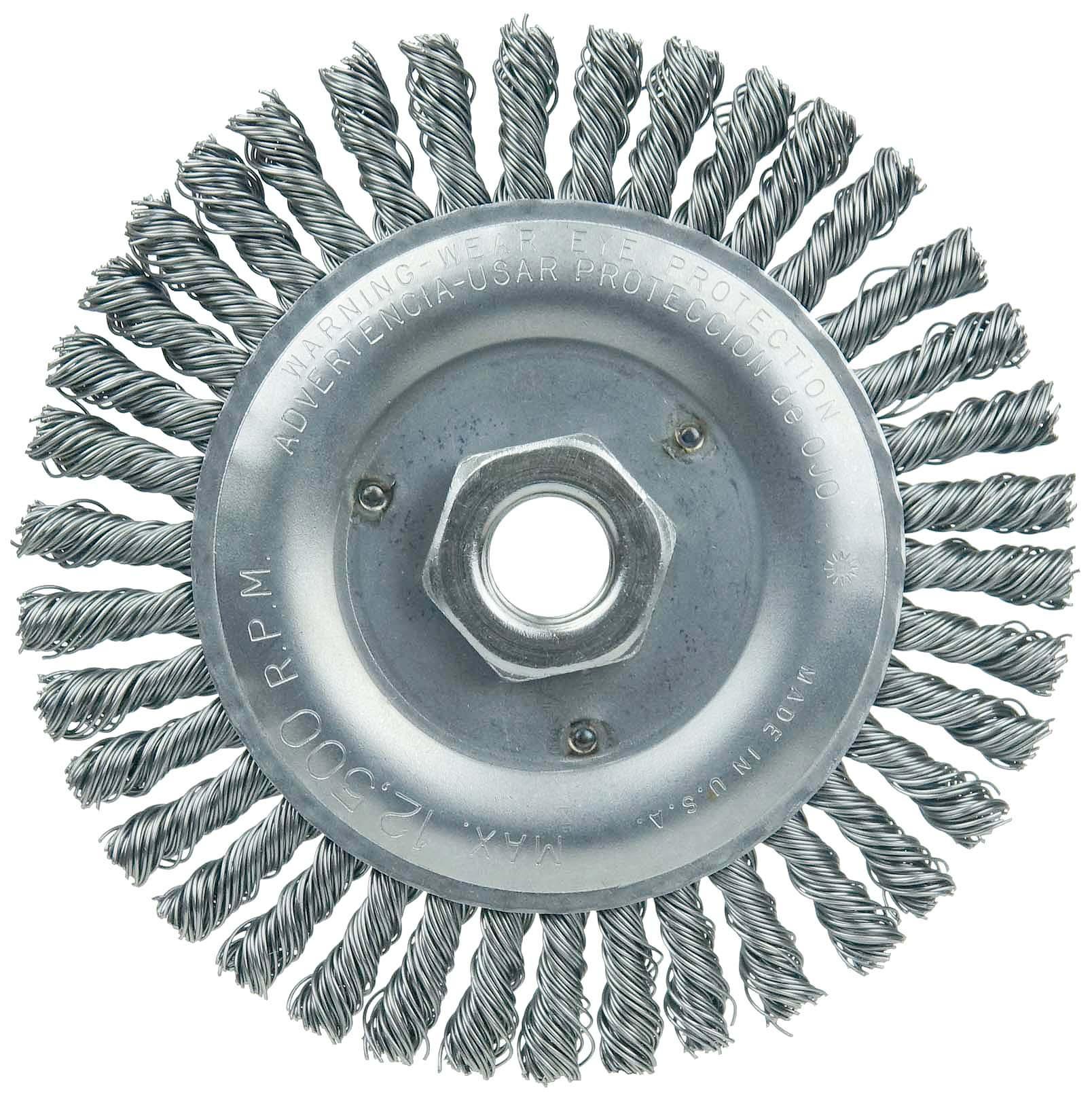 5IN WOLV KNOT WHEEL .020 STL