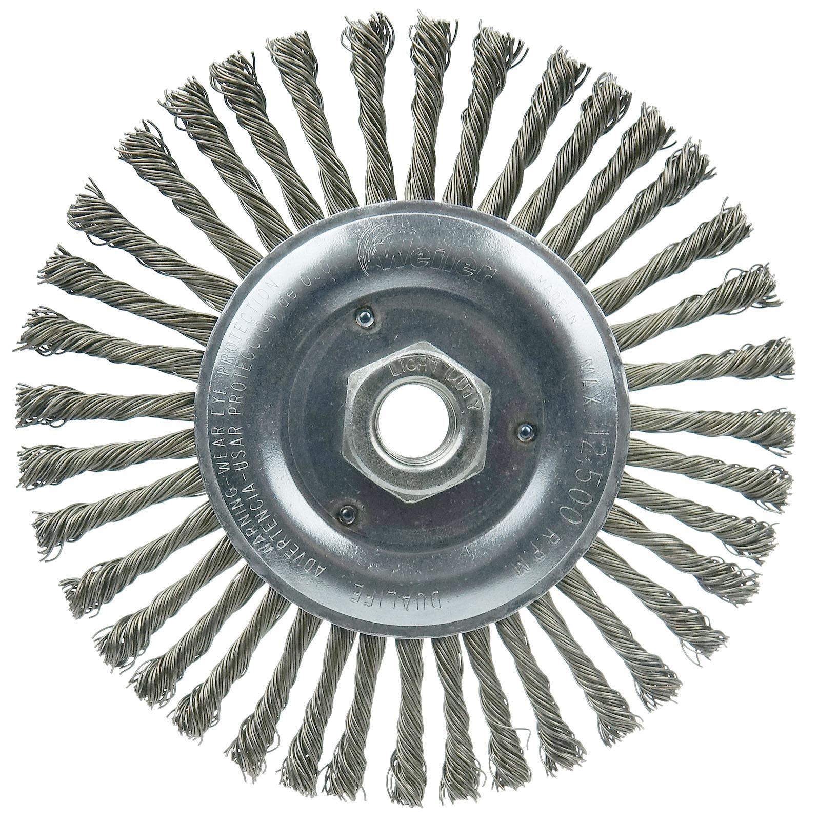 6IN WOLV KNOT WHEEL .020 STL