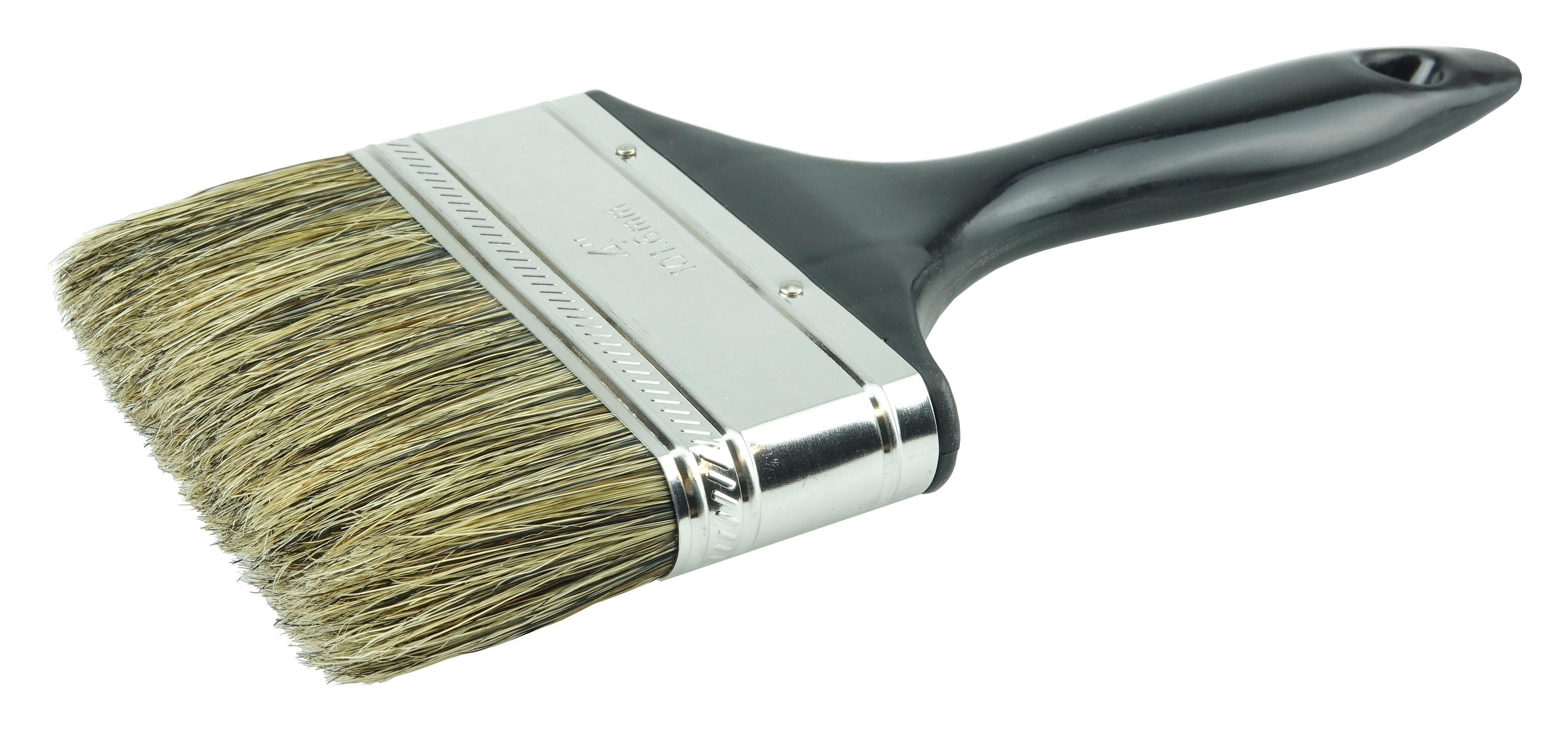 4IN CHIP BRUSH GREY 1-3/4 TRIM