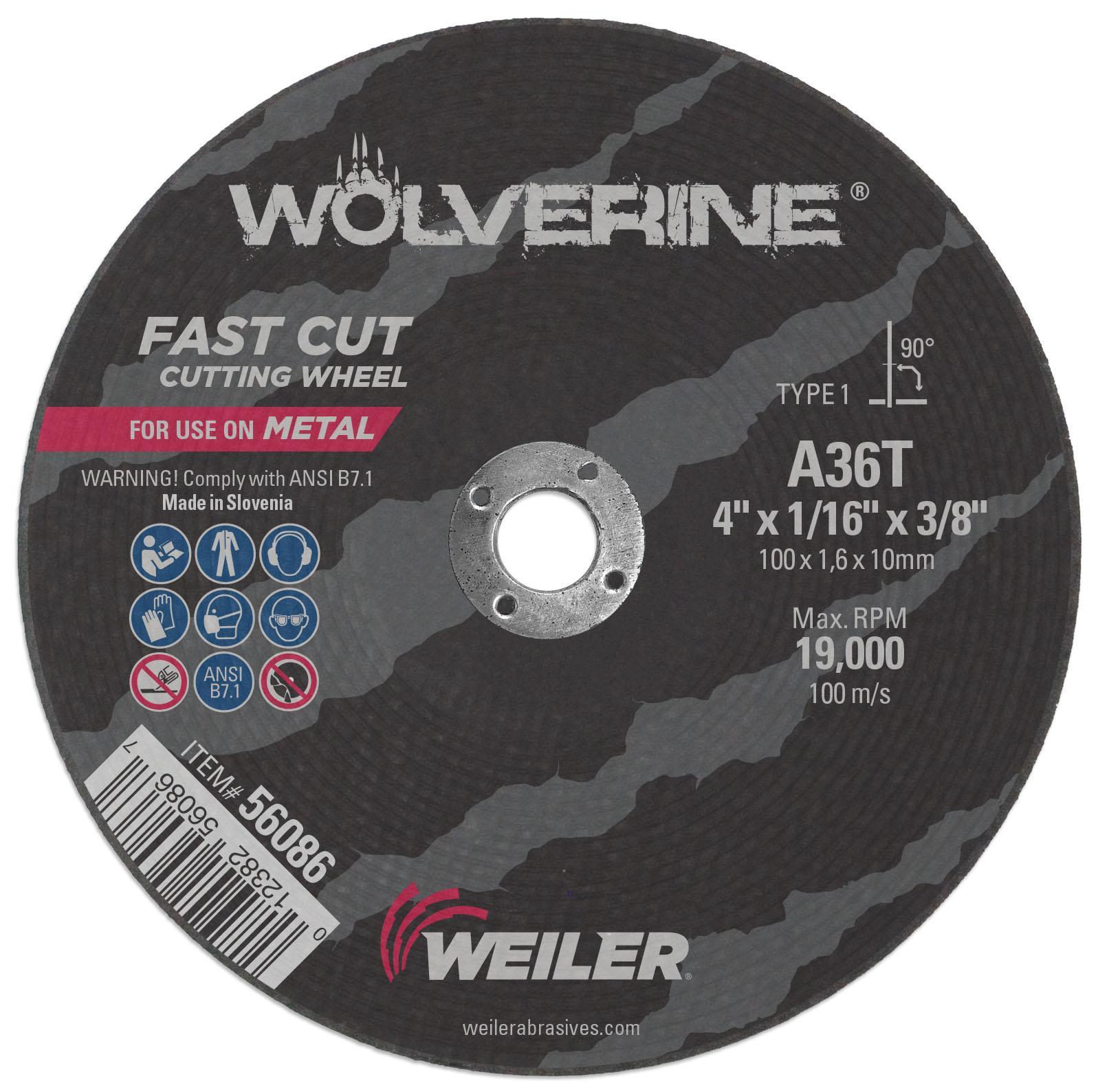 4X1/16 WOLVERINE CUT-OFF A36T 3/8 AH