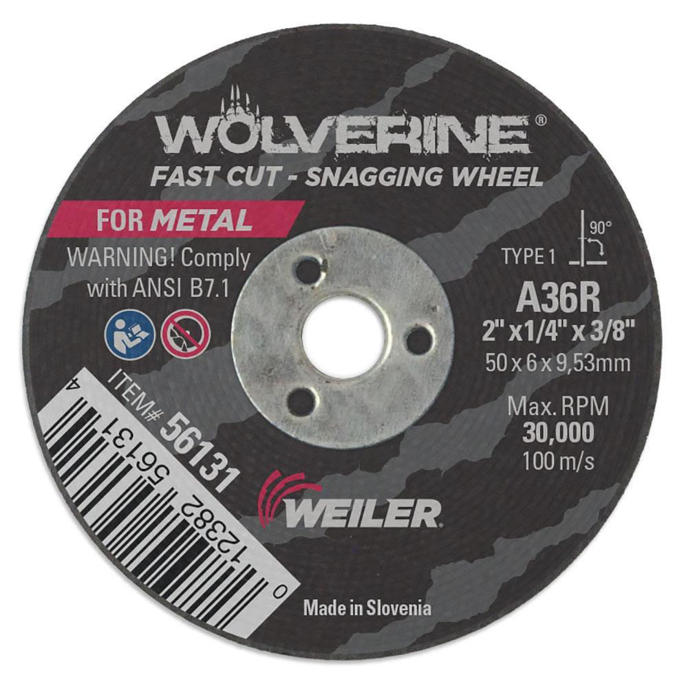 2X1/4 WOLVERINE SNAG WHEEL A36R