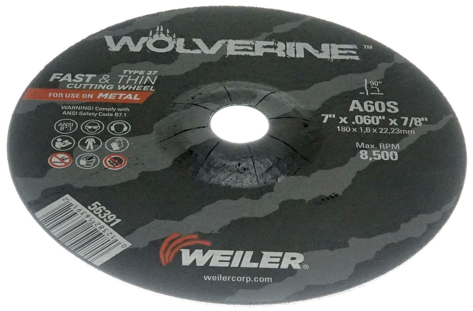 7INX.060 WOLVERINE THIN CUT A60S 7/8 AH