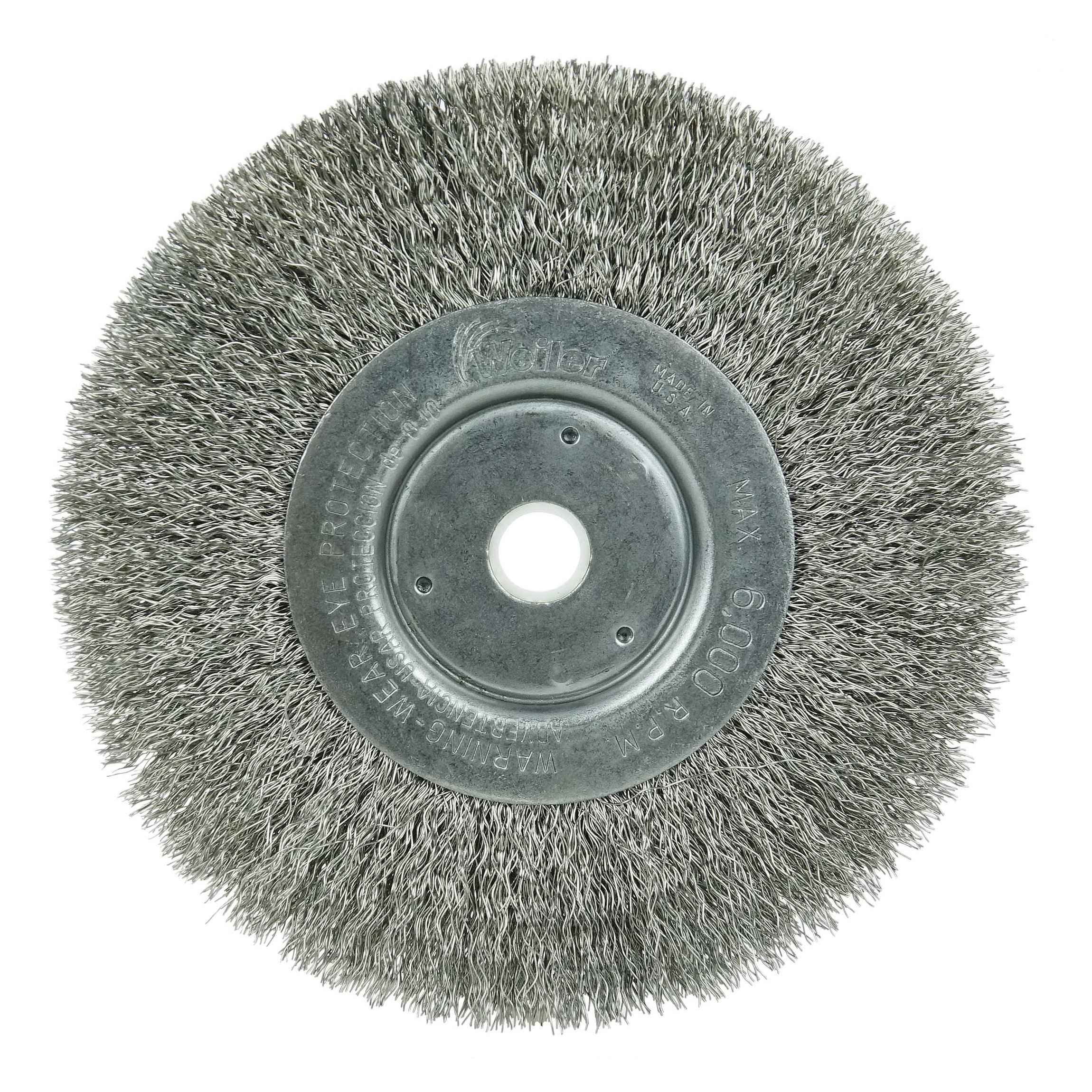 6" x 3/4" .0118" CRIMPED WIRE WHEEL