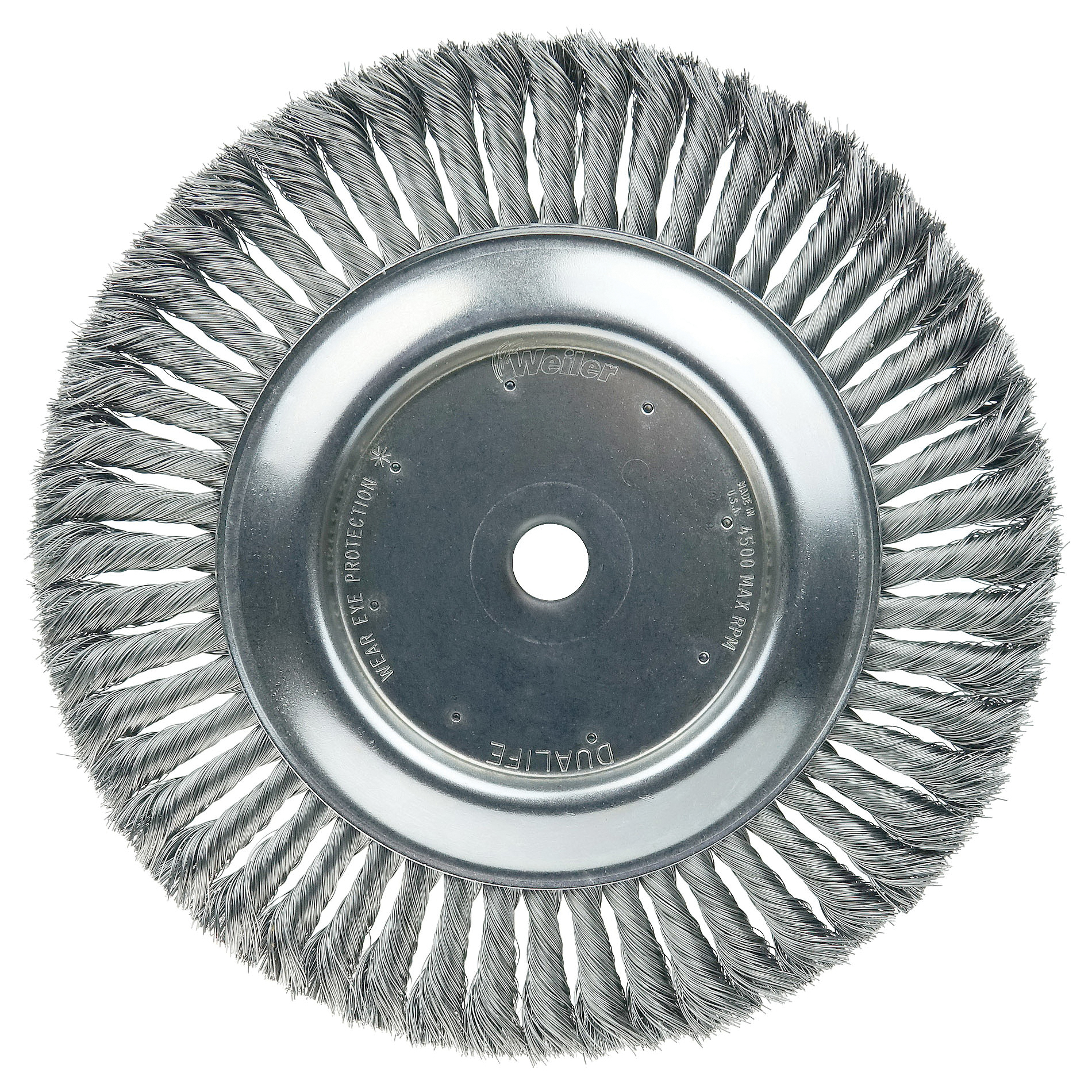 10IN STD KNOT WHEEL .014 STL 3/4 AH