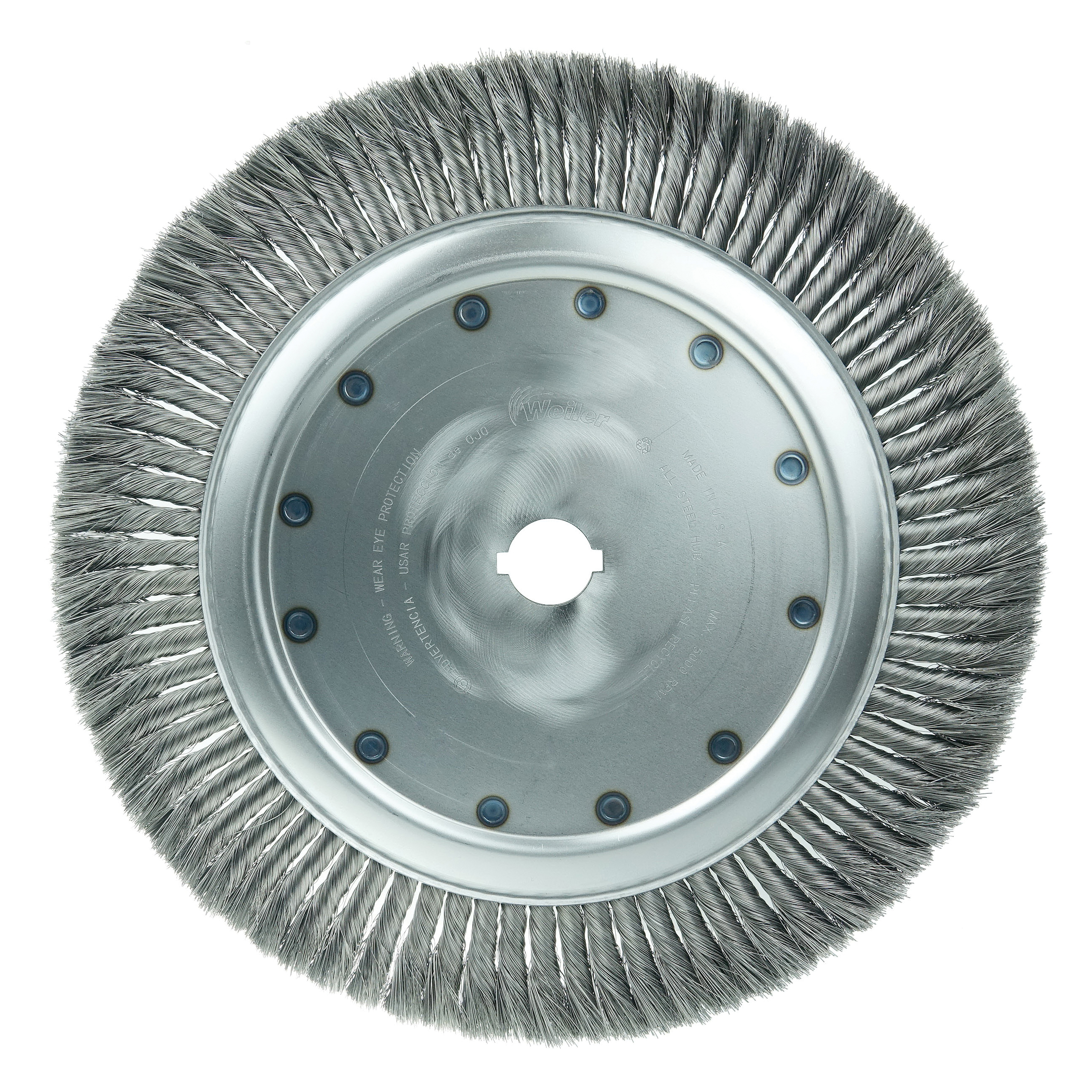 14IN HI DENS KNOT WHEEL .0118 STL