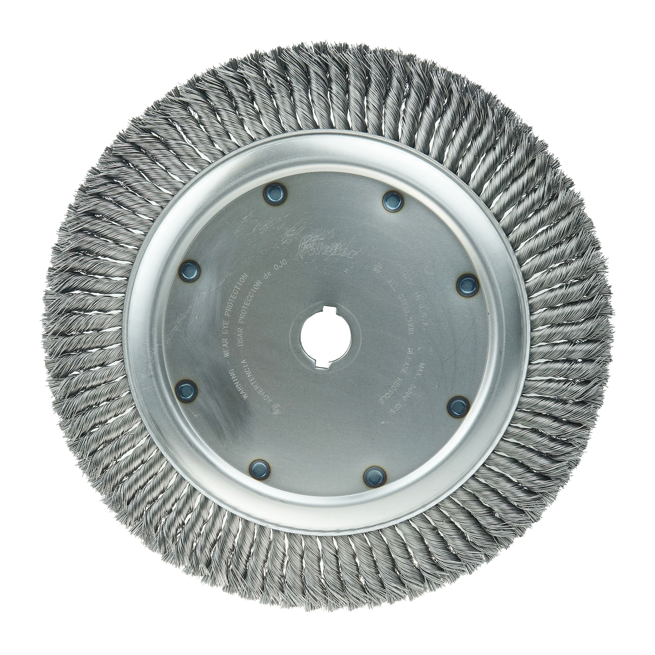 14IN HI DENS KNOT WHEEL .020 STL
