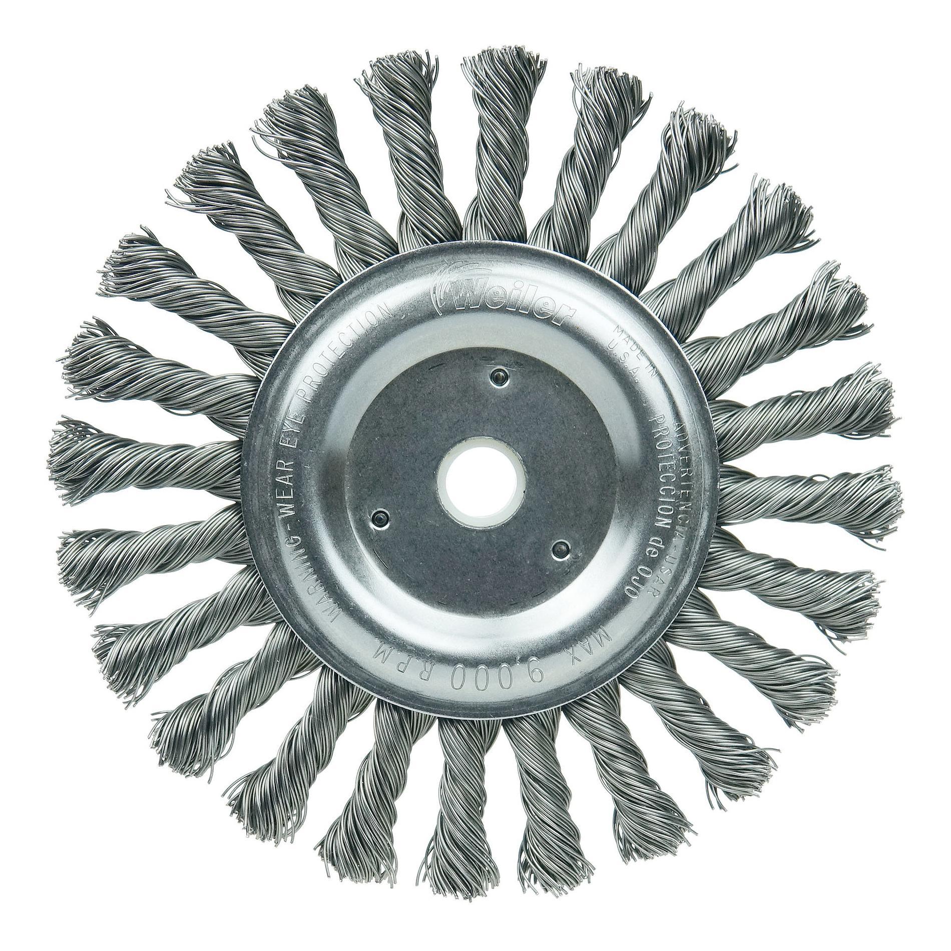 6IN CABLE KNOT WHEEL .023 STL 5/8-1/2 AH