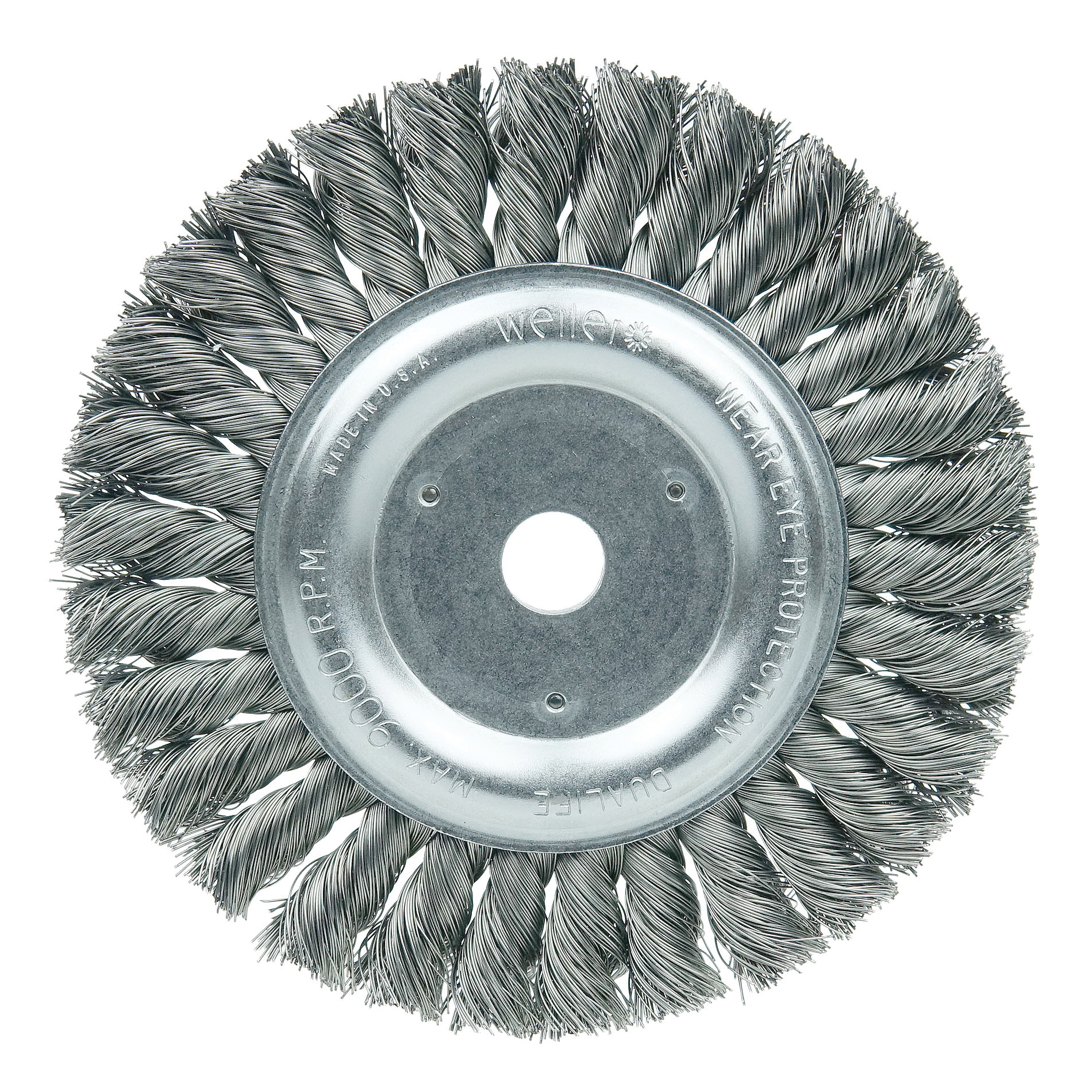 6IN STANDARD TWIST KNOT WIRE WHEEL