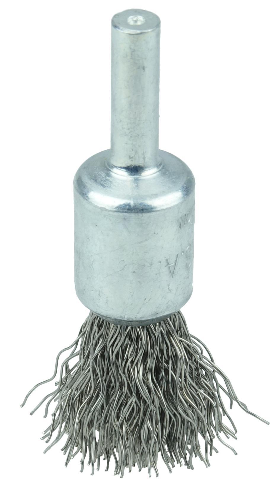 1/2IN CRIMP END BRUSH .014 SS