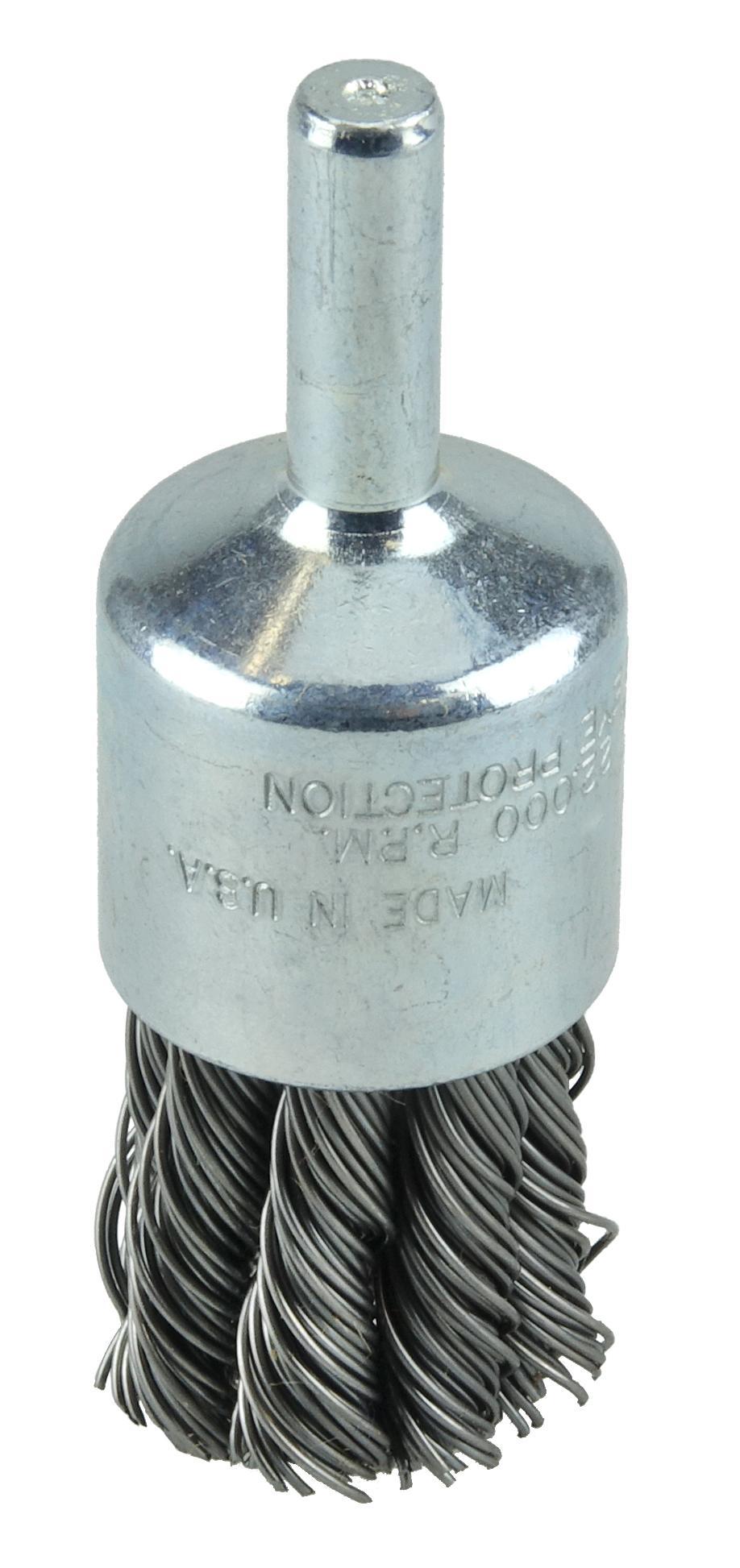 1-1/8IN KNOT END BRUSH .020 STL VD