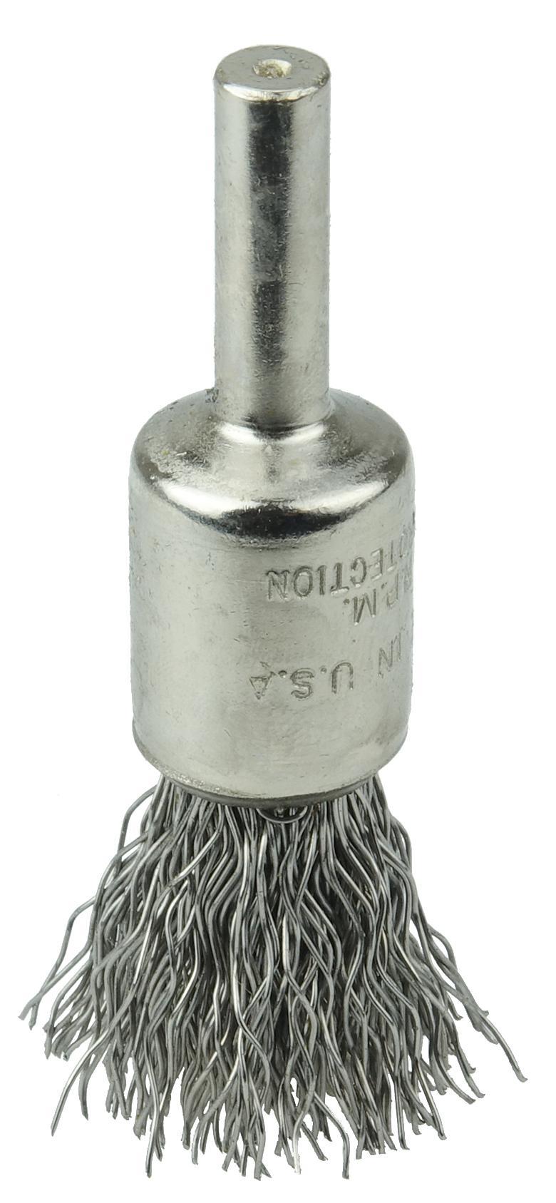 1/2 NICKEL CUP END .014 SS CRIMP