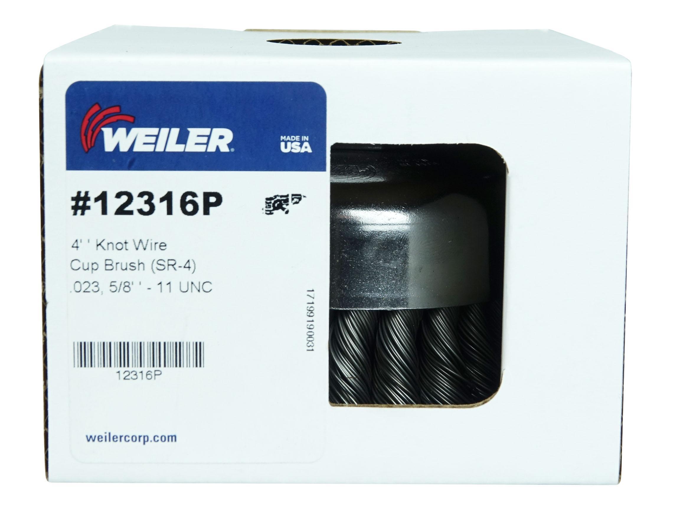 4IN KNOT CUP BRUSH .023 STL RETAIL