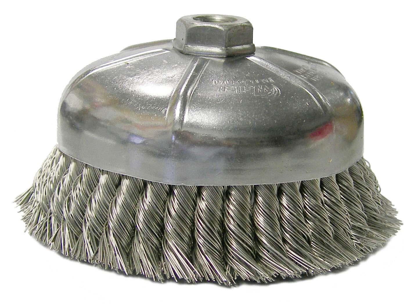 6IN KNOT CUP BRUSH .023 SS