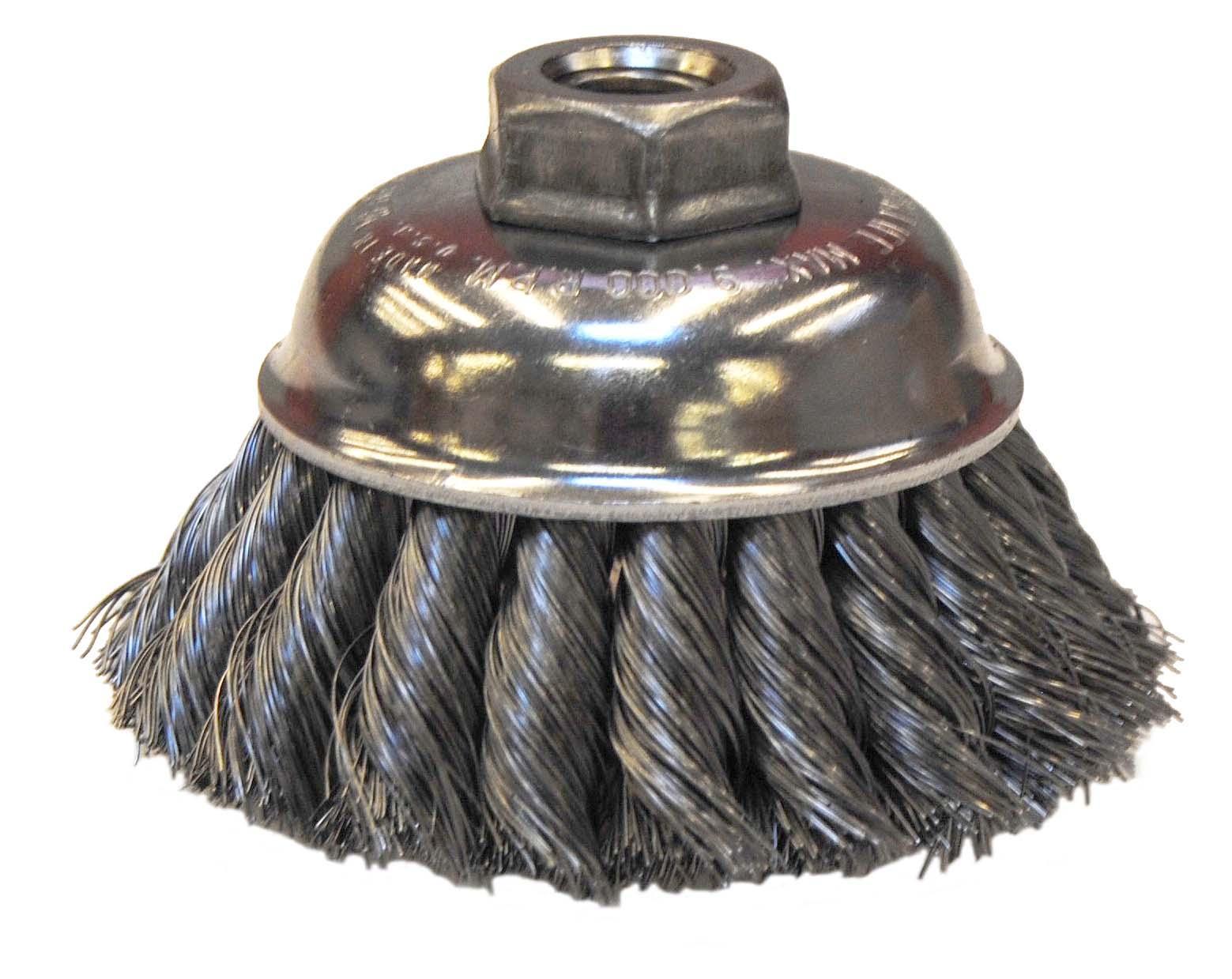 3-1/2IN KNOT CUP BRUSH .014 STL