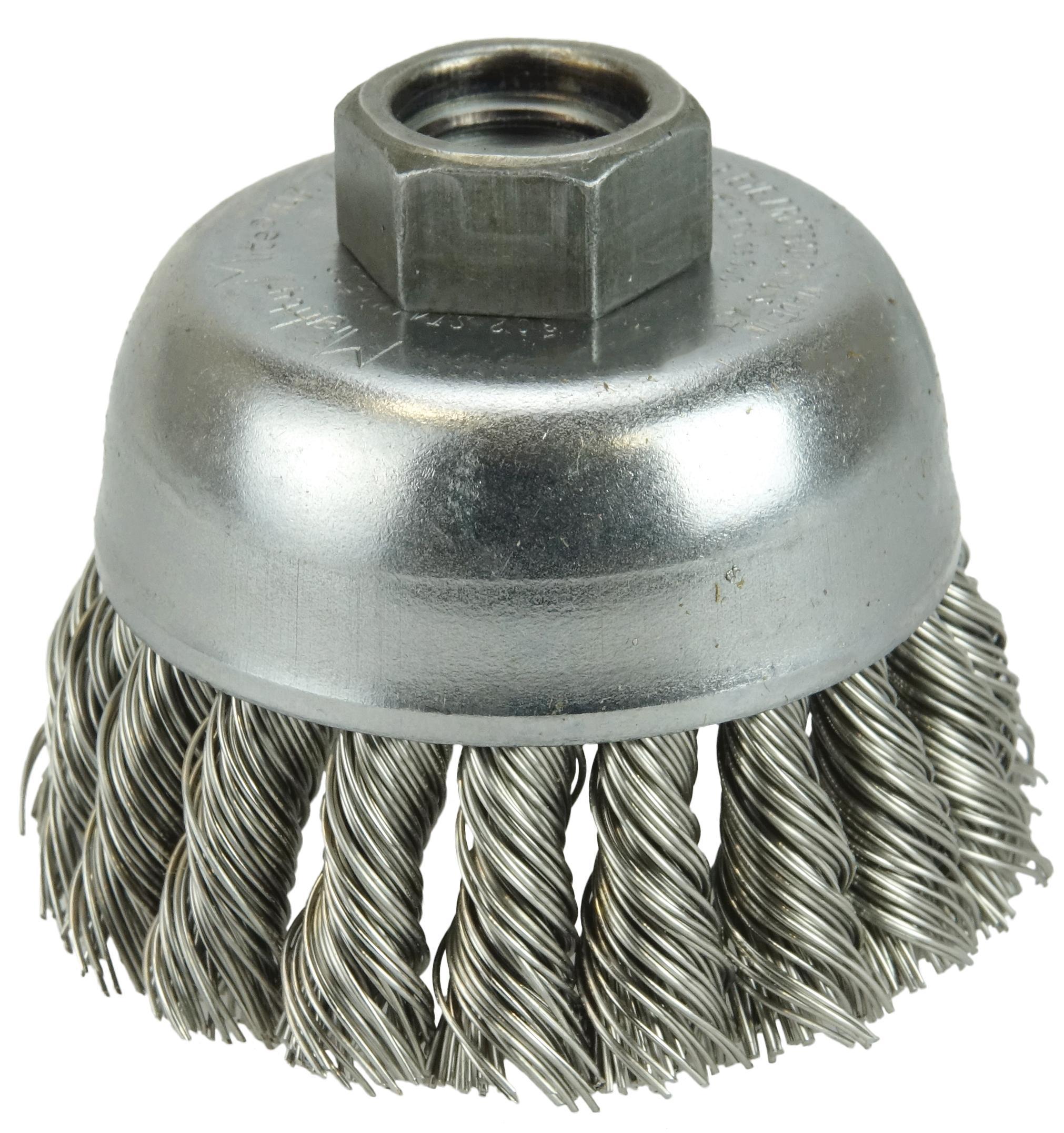 2-3/4 KNOT CUP .014 SS 5/8-11