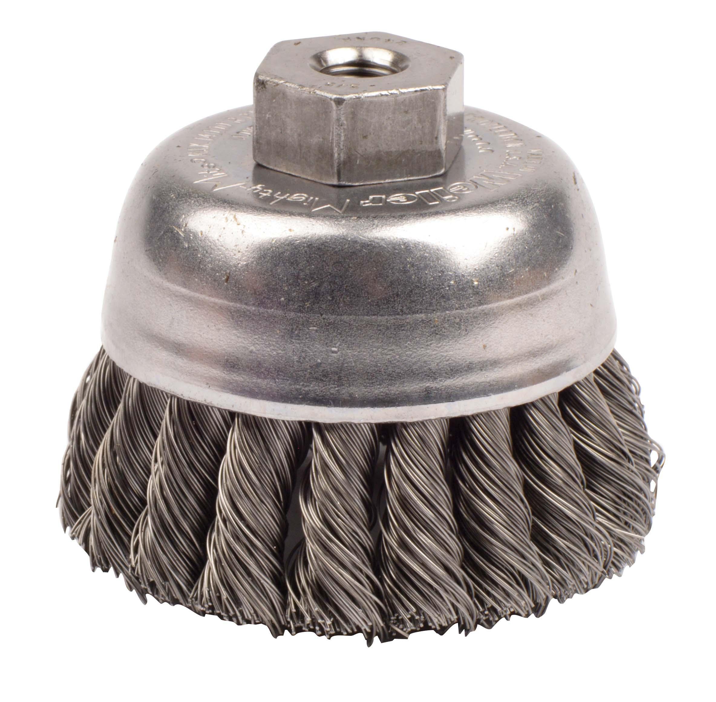 2-3/4 KNOT CUP .014 STL 3/8-24