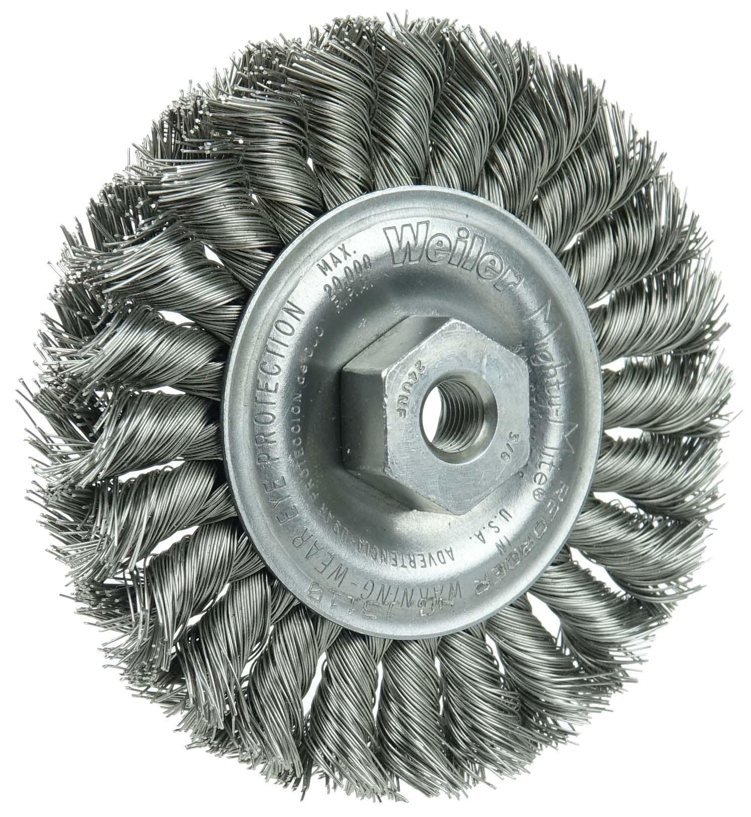 4IN TWIST WHEEL .014 SS 3/8-24