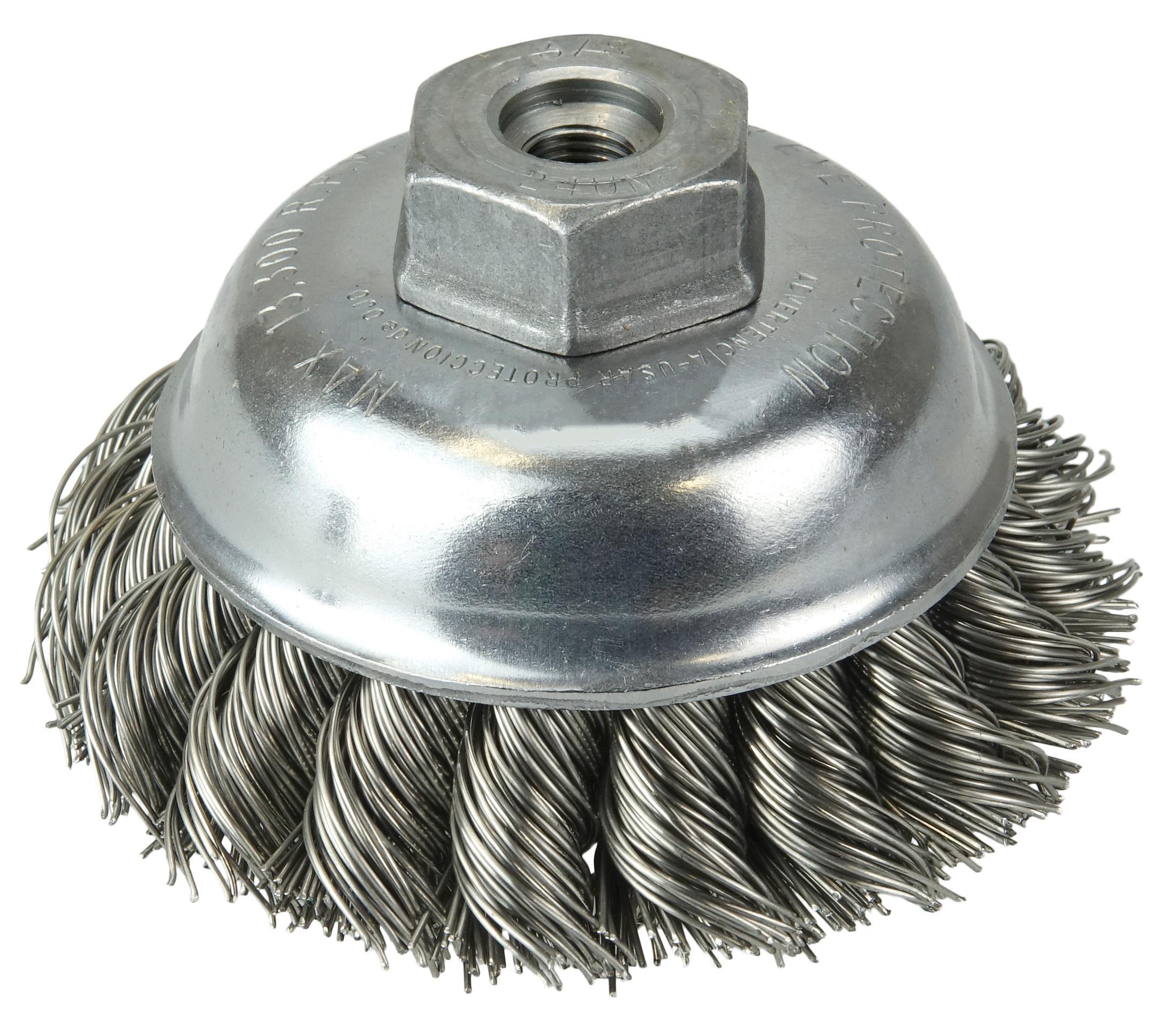 3-1/2 1-ROW KNOT CUP .023 STAINLESS