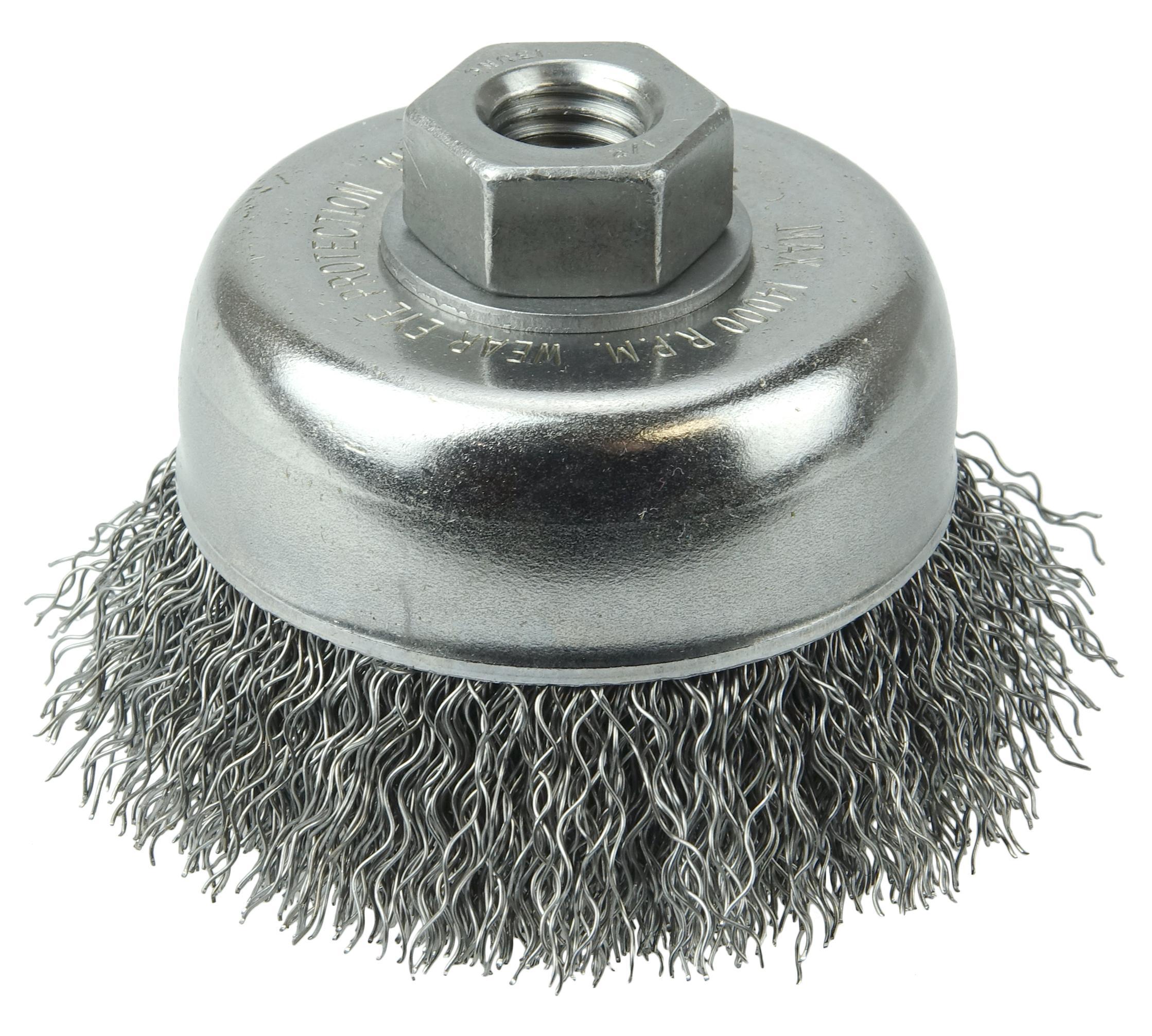 3IN CRIMP CUP .014 STL 1/2-13 NUT